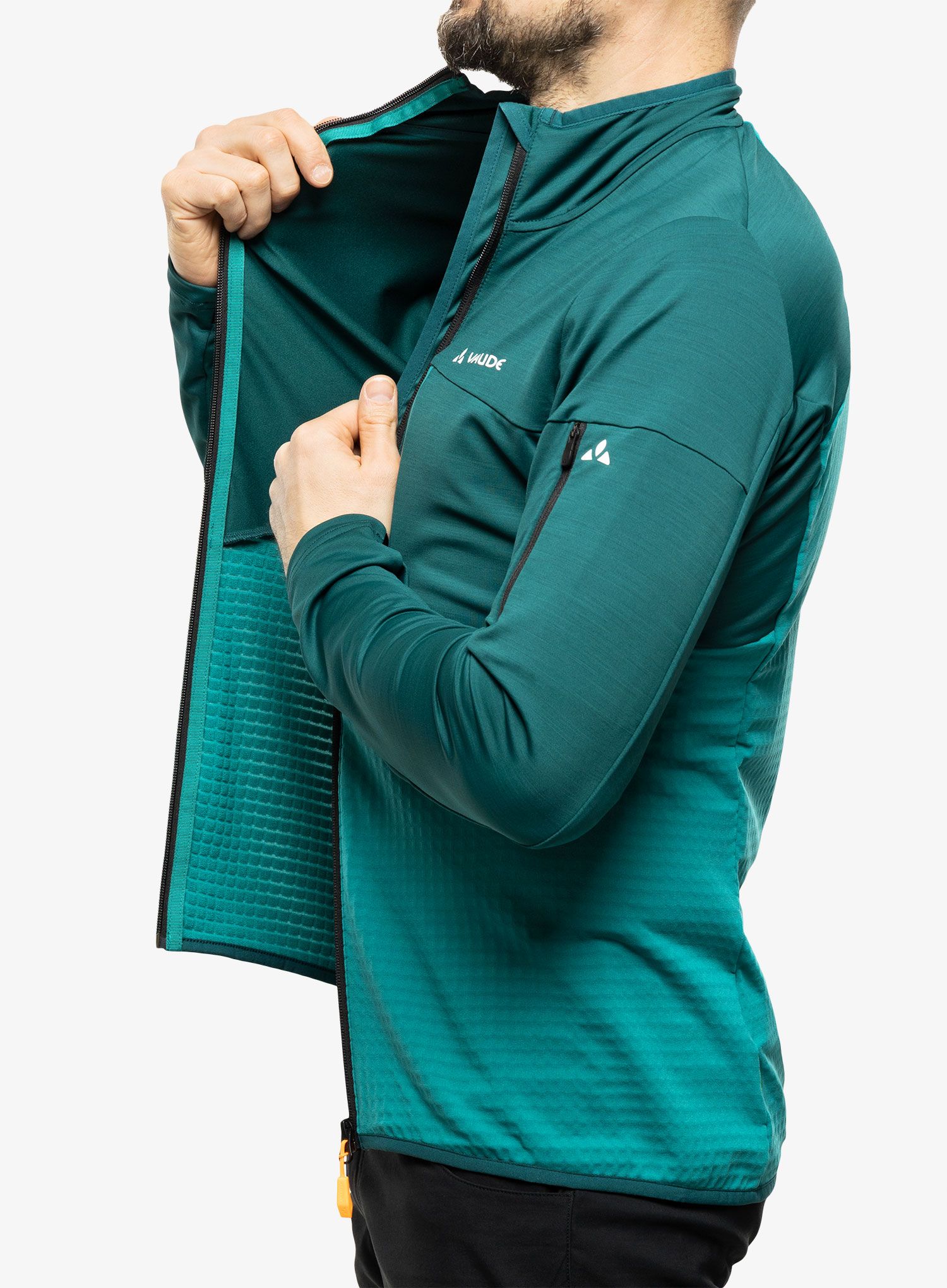 Dukserica od flisa Vaude Scopi Fleece Jacket - mallard green