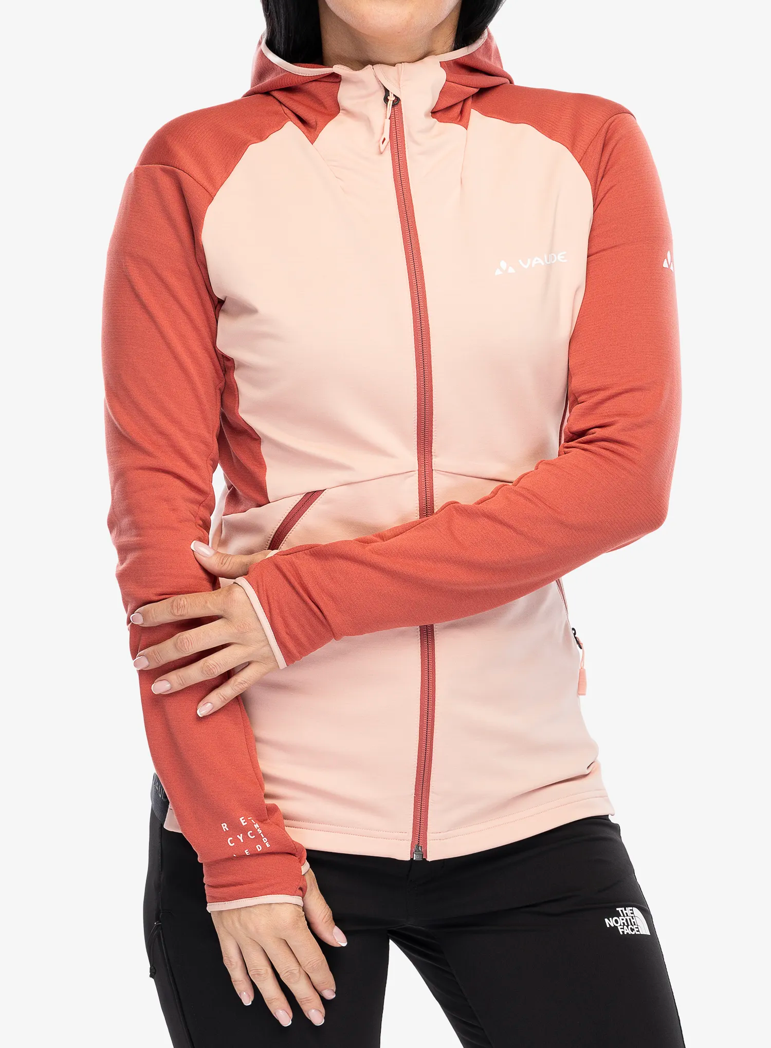 Ženska dukserica od flisa Vaude Scopi Fleece Jacket - soft rose