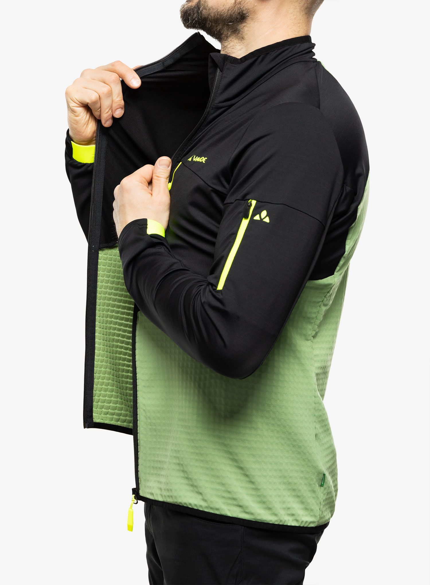 Dukserica od flisa Vaude Scopi Fleece Jacket - willow green