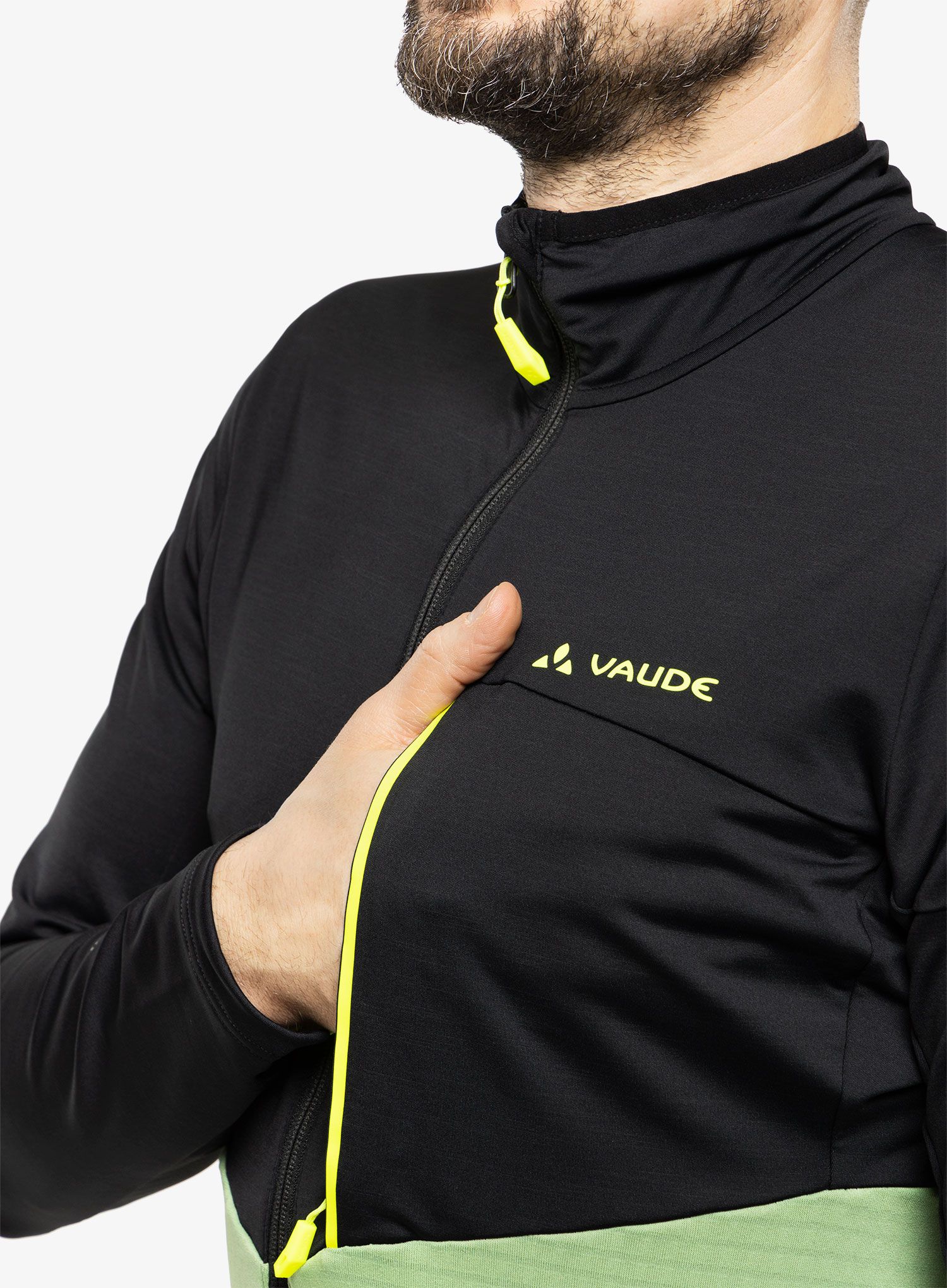 Dukserica od flisa Vaude Scopi Fleece Jacket - willow green