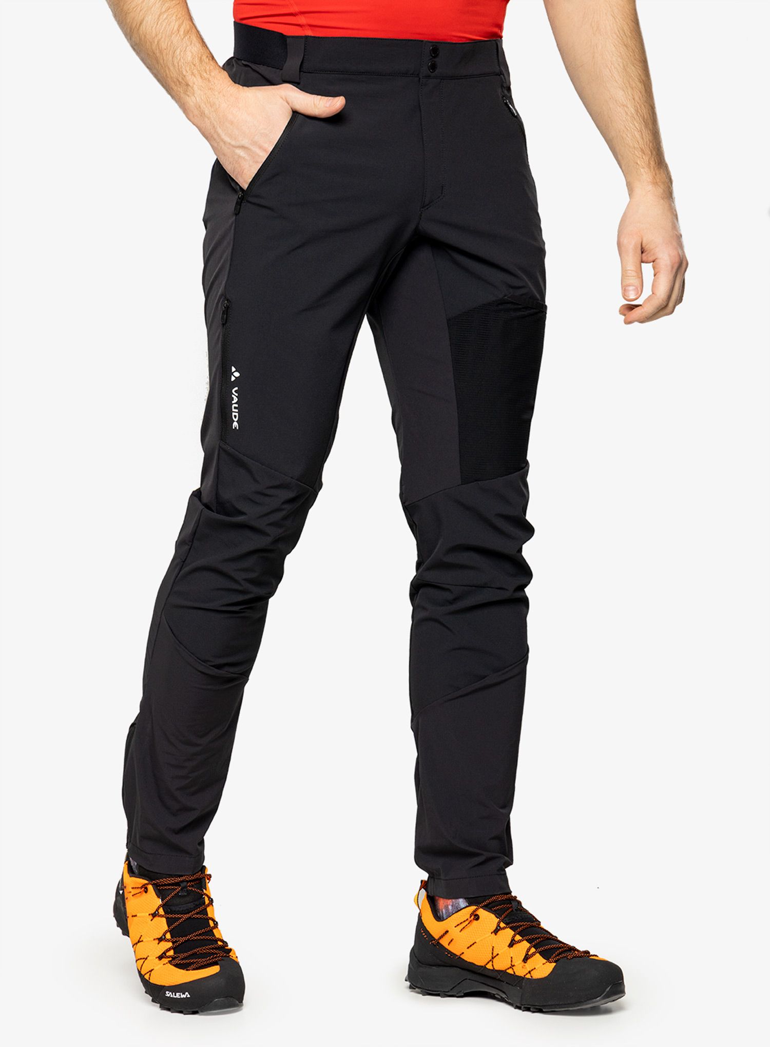 Softshell hlače Vaude Scopi Pants III - black uni
