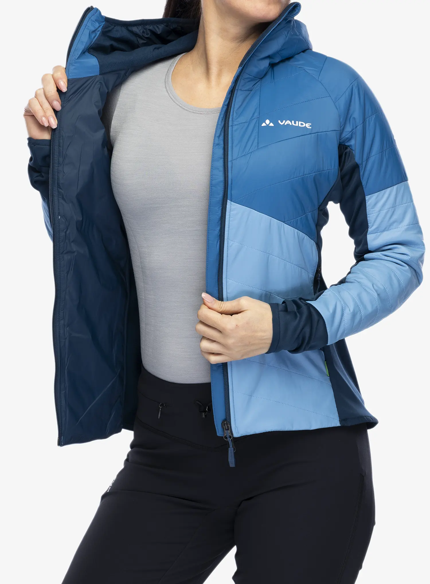 Jakna s postavom ženska Vaude Sesvenna Jacket IV - pastel blue