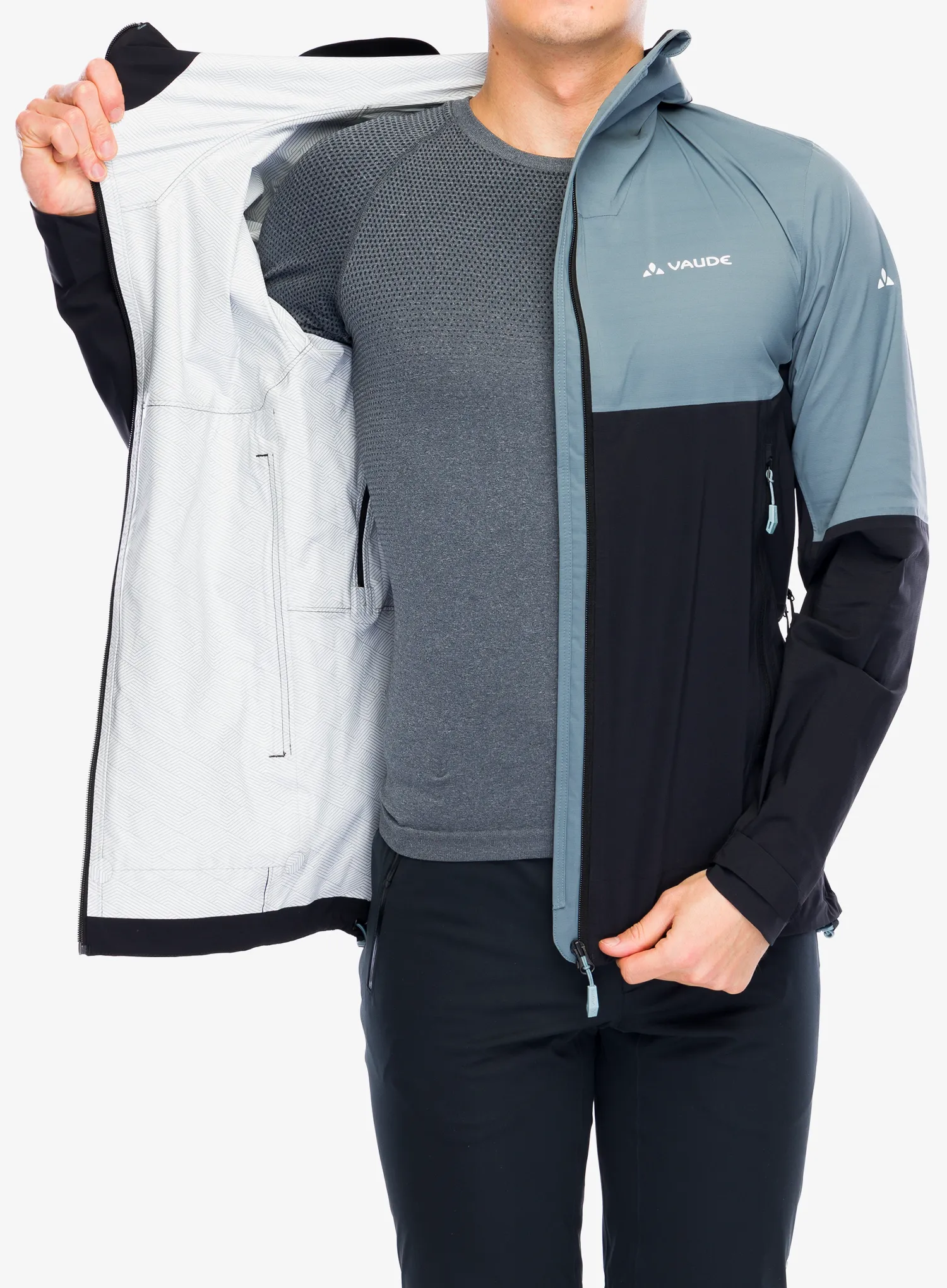 Kišna jakna Vaude Simony 2,5L Jacket IV - black