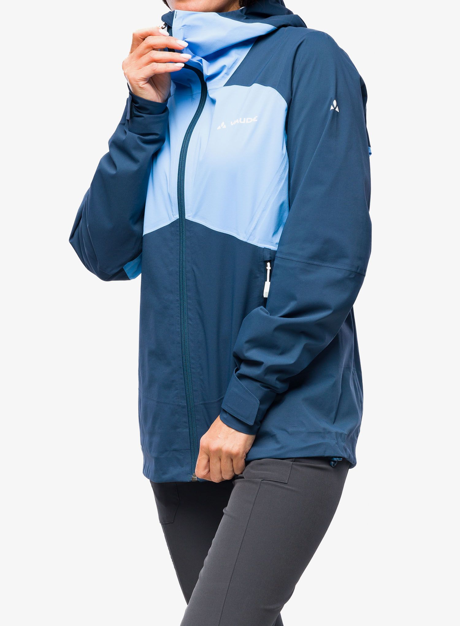 Ženska kišna jakna Vaude Simony 2,5L Jacket IV - blue jay