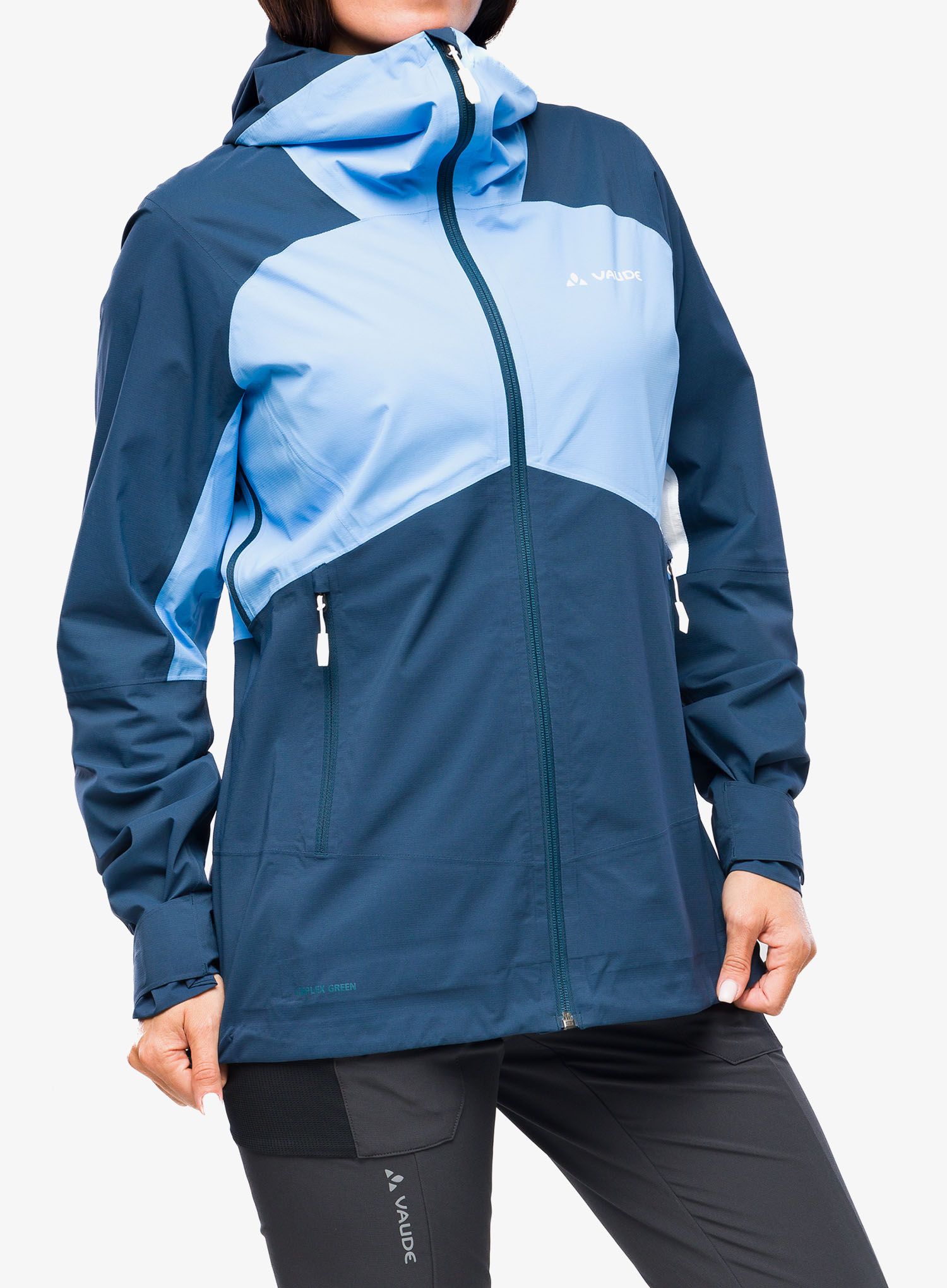 Ženska kišna jakna Vaude Simony 2,5L Jacket IV - blue jay