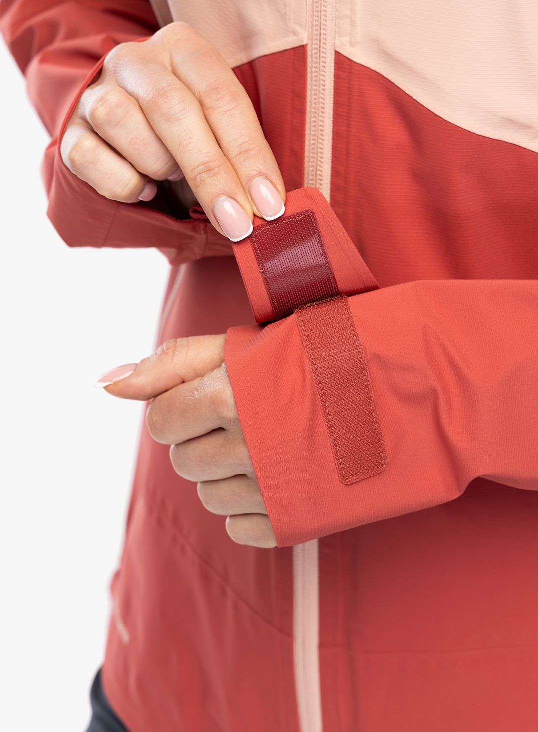 Ženska kišna jakna Vaude Simony 2,5L Jacket IV - brick