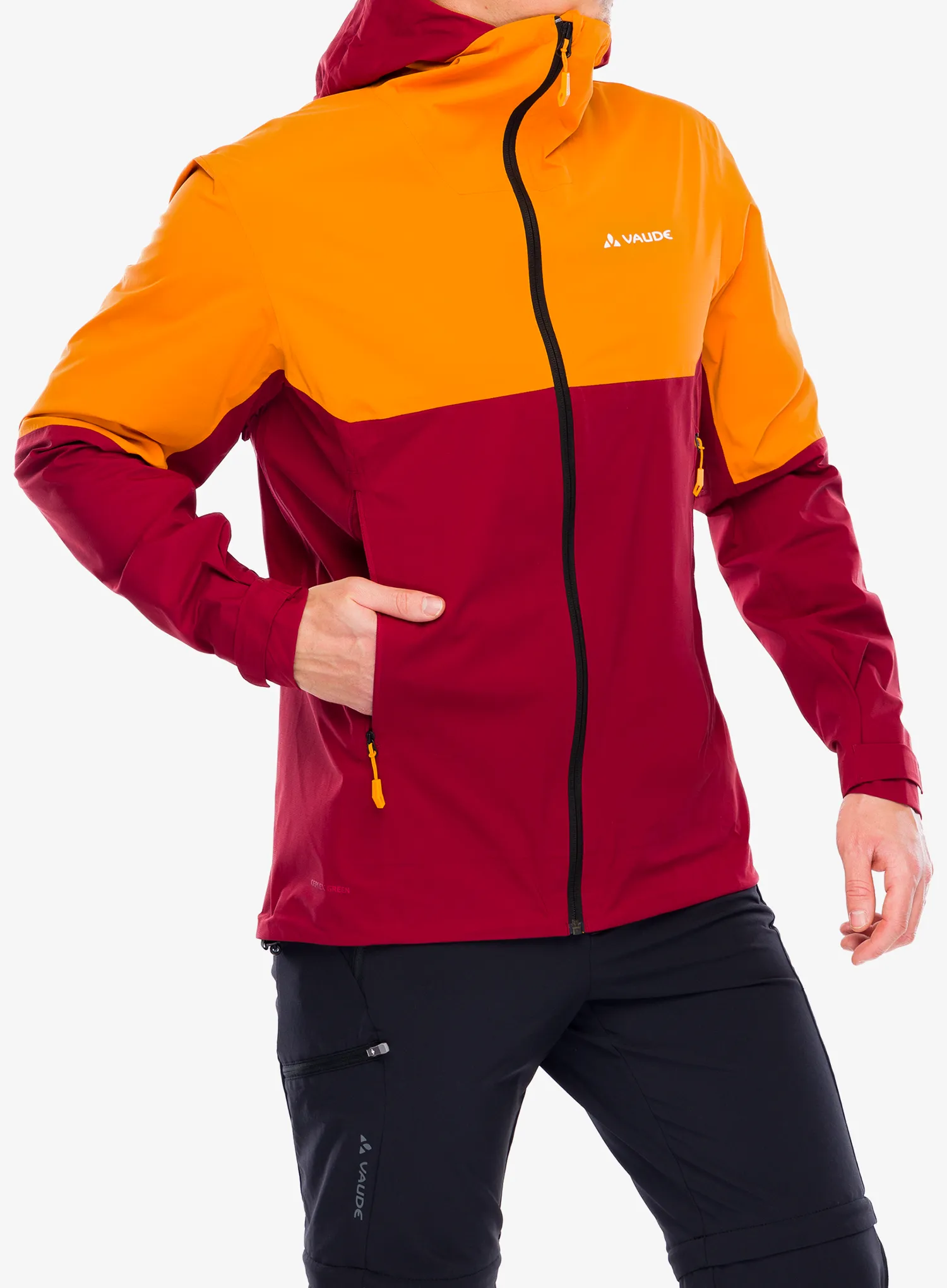 Kišna jakna Vaude Simony 2,5L Jacket IV - carmine