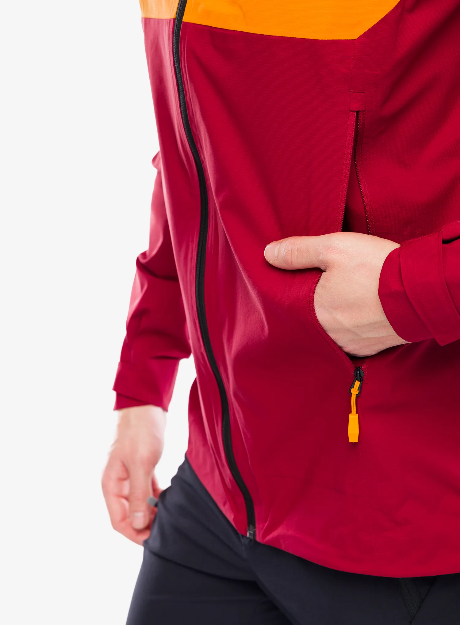 Kišna jakna Vaude Simony 2,5L Jacket IV - carmine