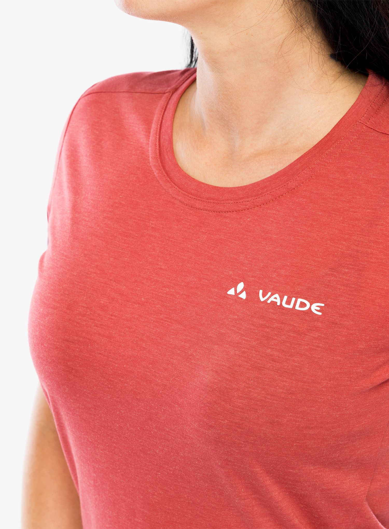 Ženska brzosušeća majica Vaude Sveit Shirt - brick