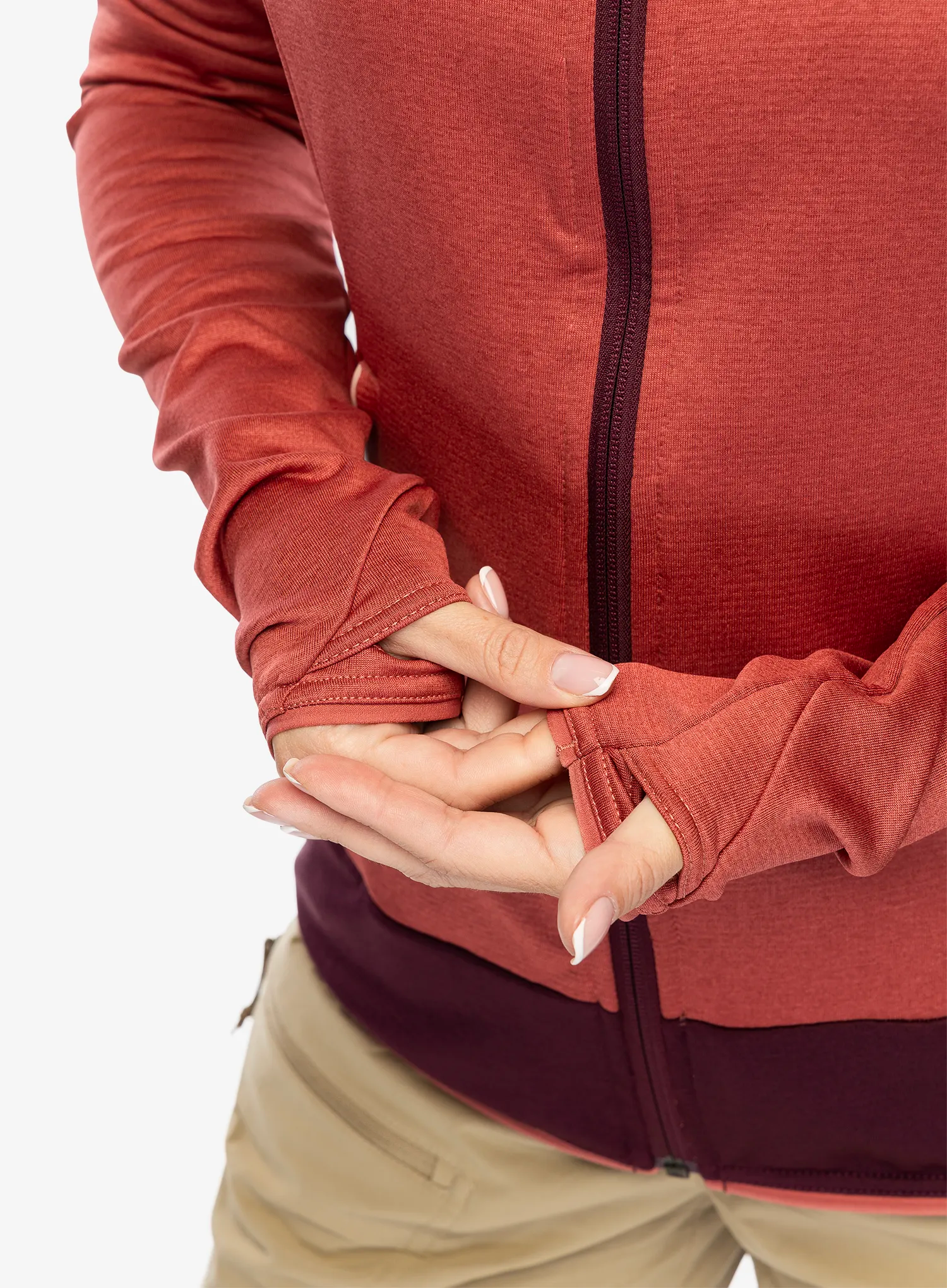 Ženska dukserica od flisa Vaude Tekoa Fleece Jacket II - brick