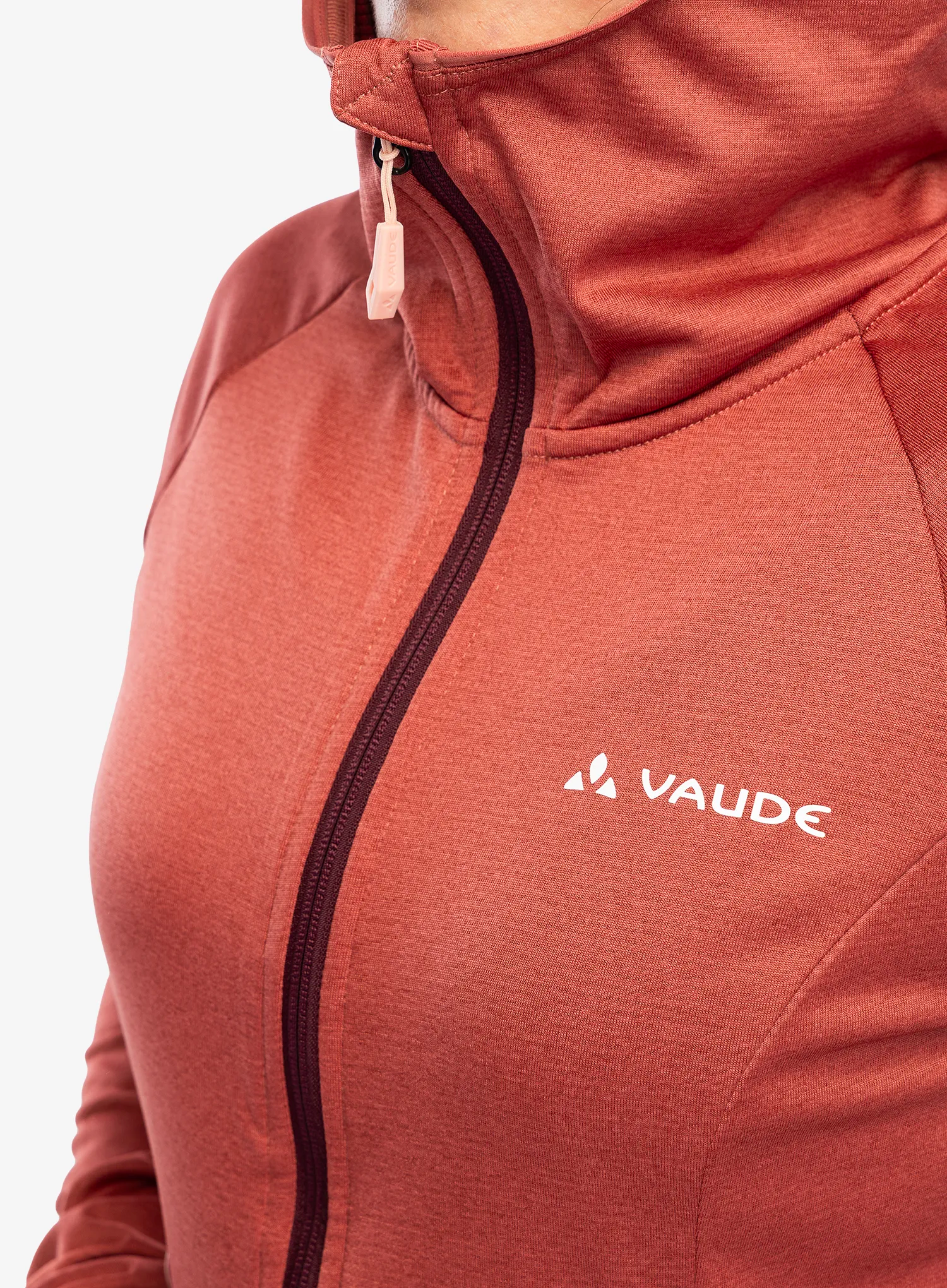 Ženska dukserica od flisa Vaude Tekoa Fleece Jacket II - brick