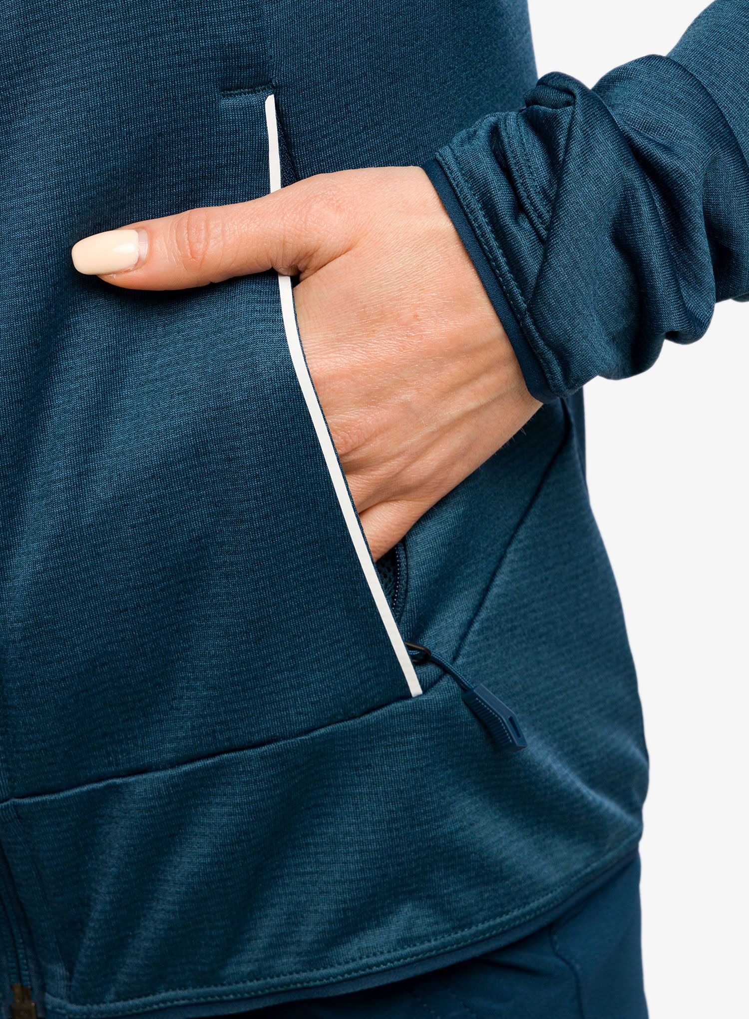 Ženska dukserica od flisa Vaude Tekoa Fleece Jacket II - dark sea
