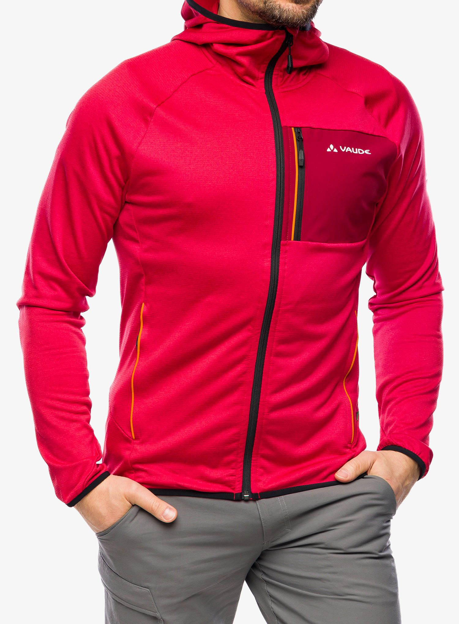 Dukserica od flisa Vaude Tekoa Fleece Jacket II - red