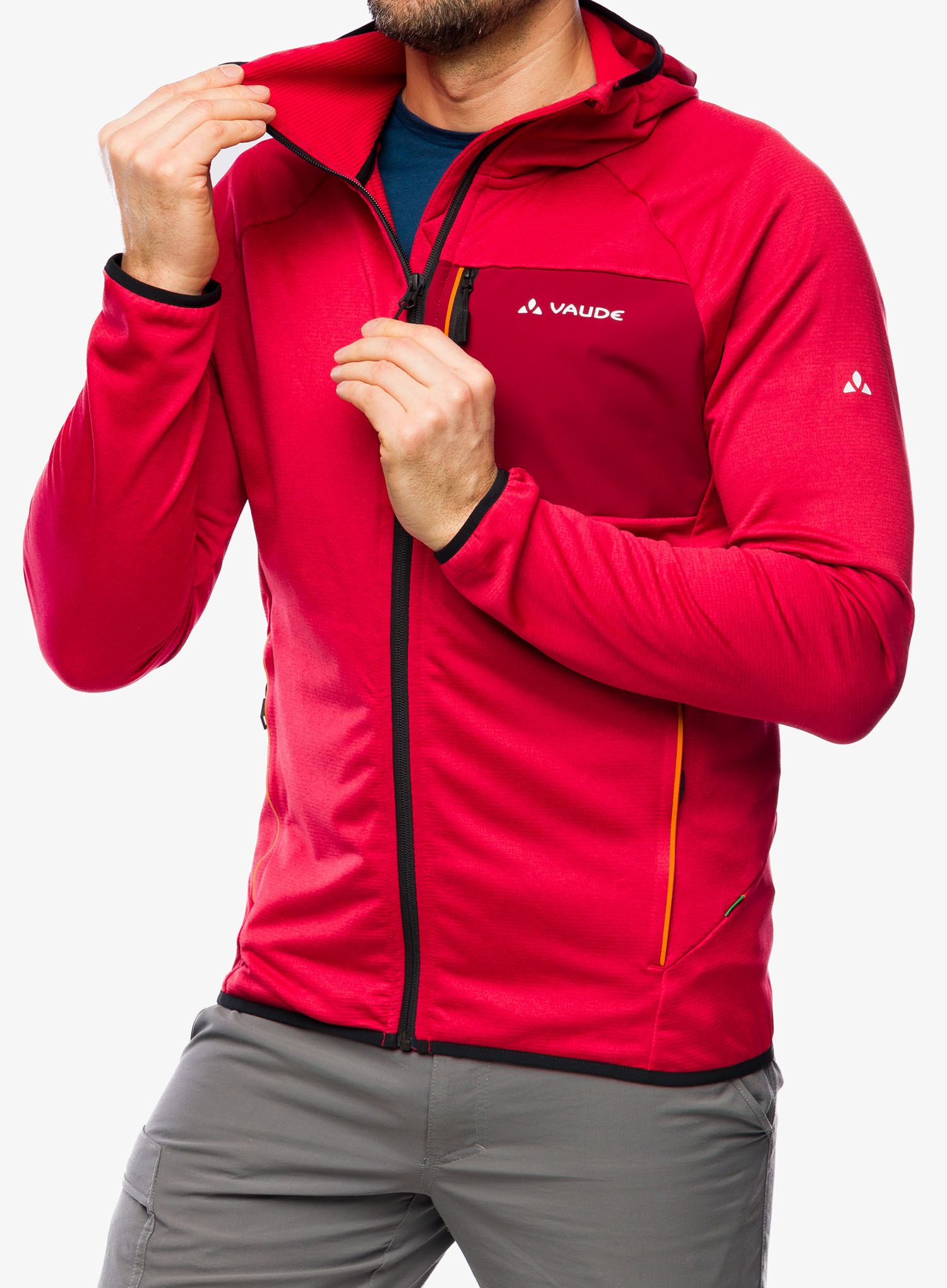 Dukserica od flisa Vaude Tekoa Fleece Jacket II - red