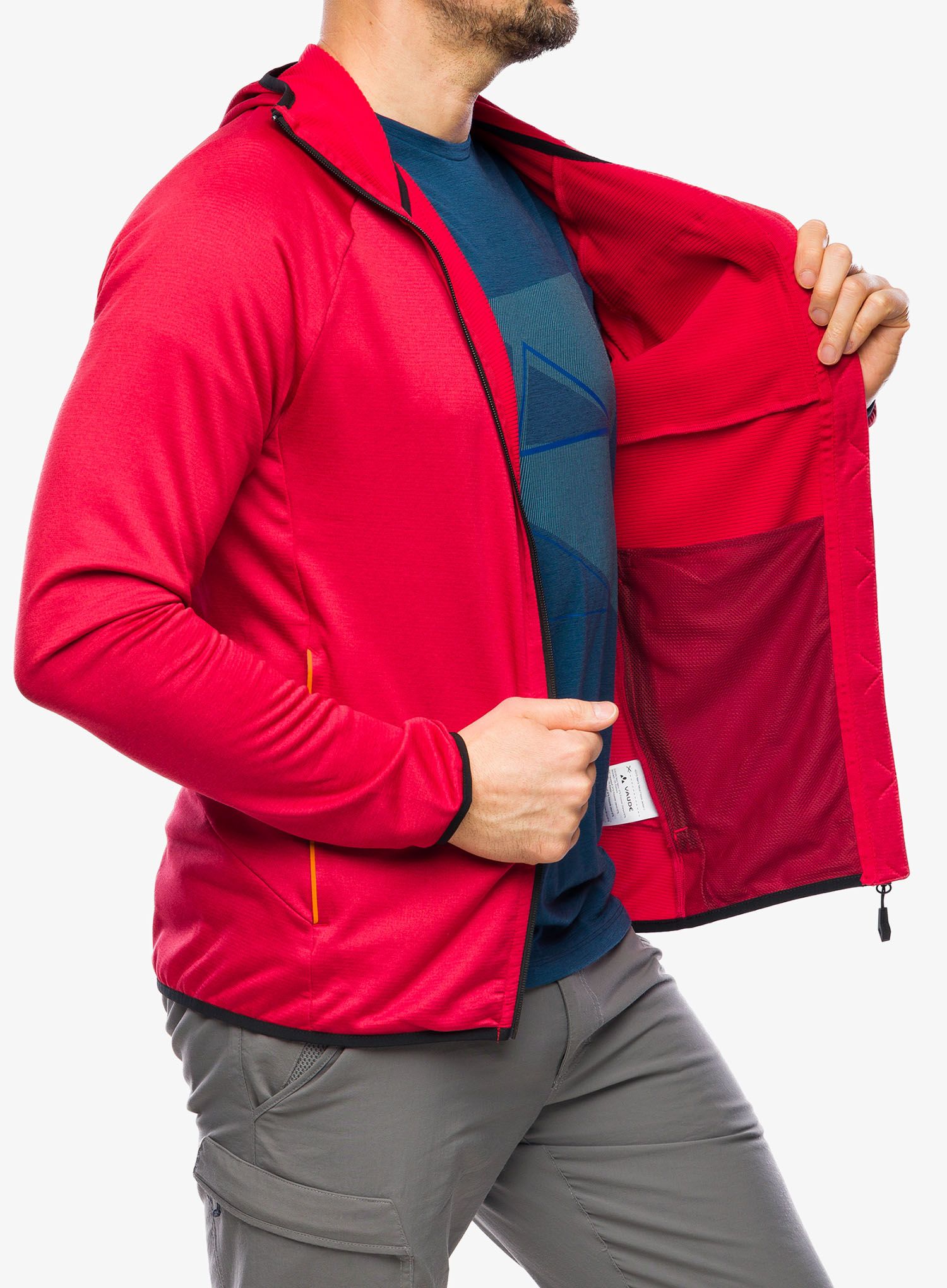 Dukserica od flisa Vaude Tekoa Fleece Jacket II - red