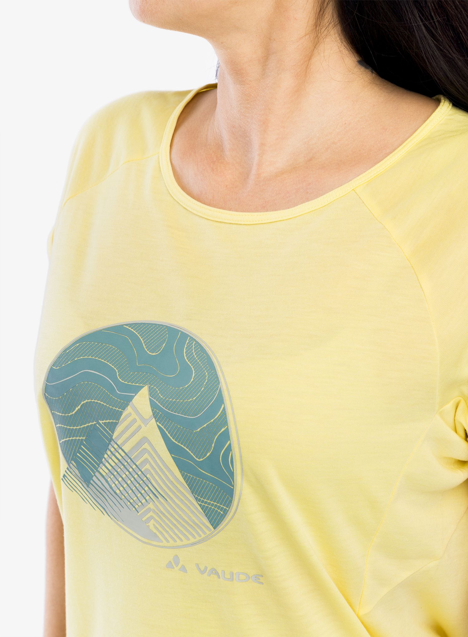 Ženska brzosušeća majica Vaude Tekoa T-Shirt II - mimosa
