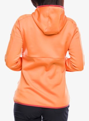 Ženska jakna od flisa Vaude Valsorda Fleece Hoody - sweet orange