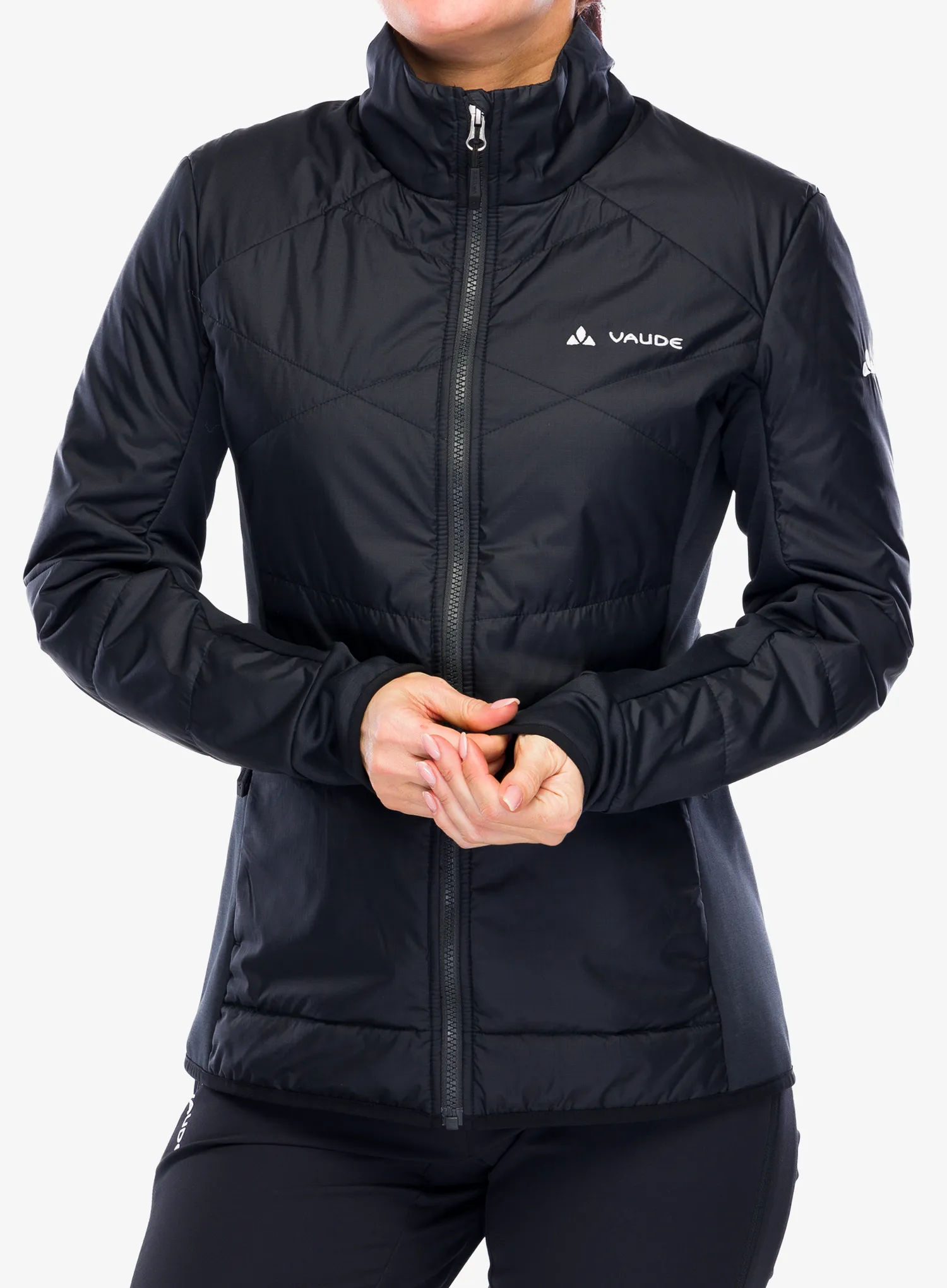Ženska hibridna jakna Vaude Valsorda Hybrid Jacket - black