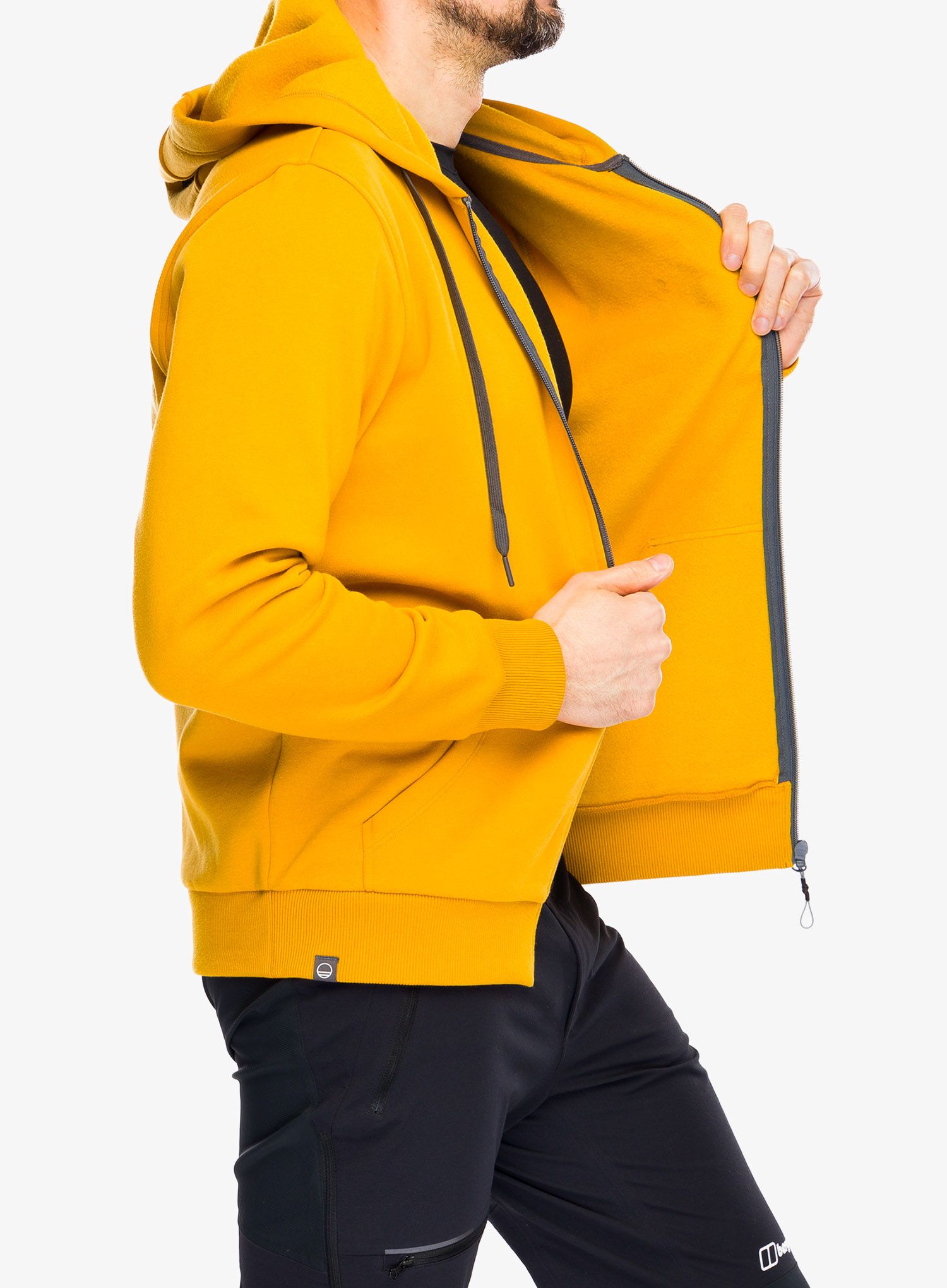 Majica s kapuljačom Wild Country Flow 3 Hoody - desert gold