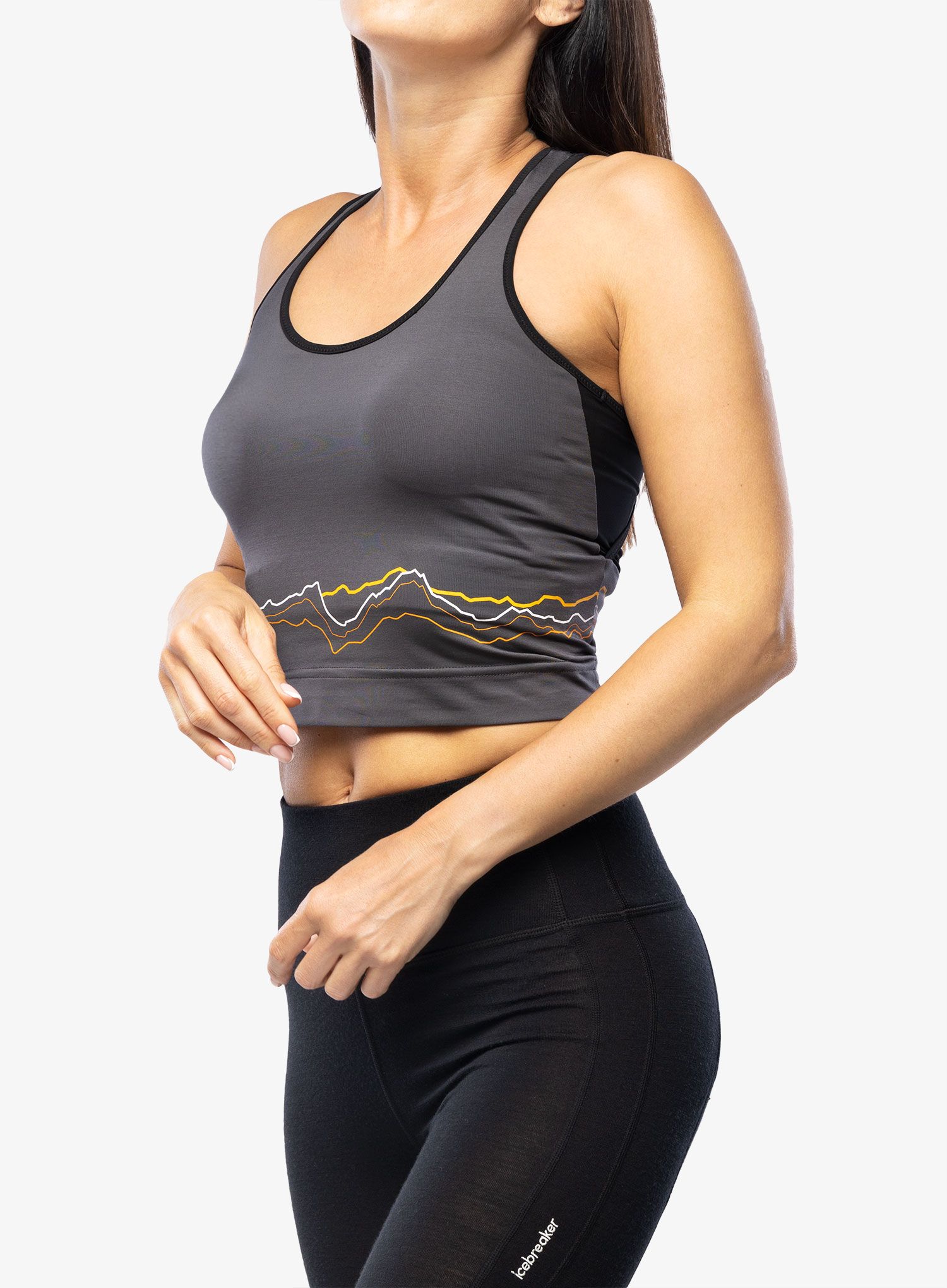 Ženski top Wild Country Session Bra - onyx