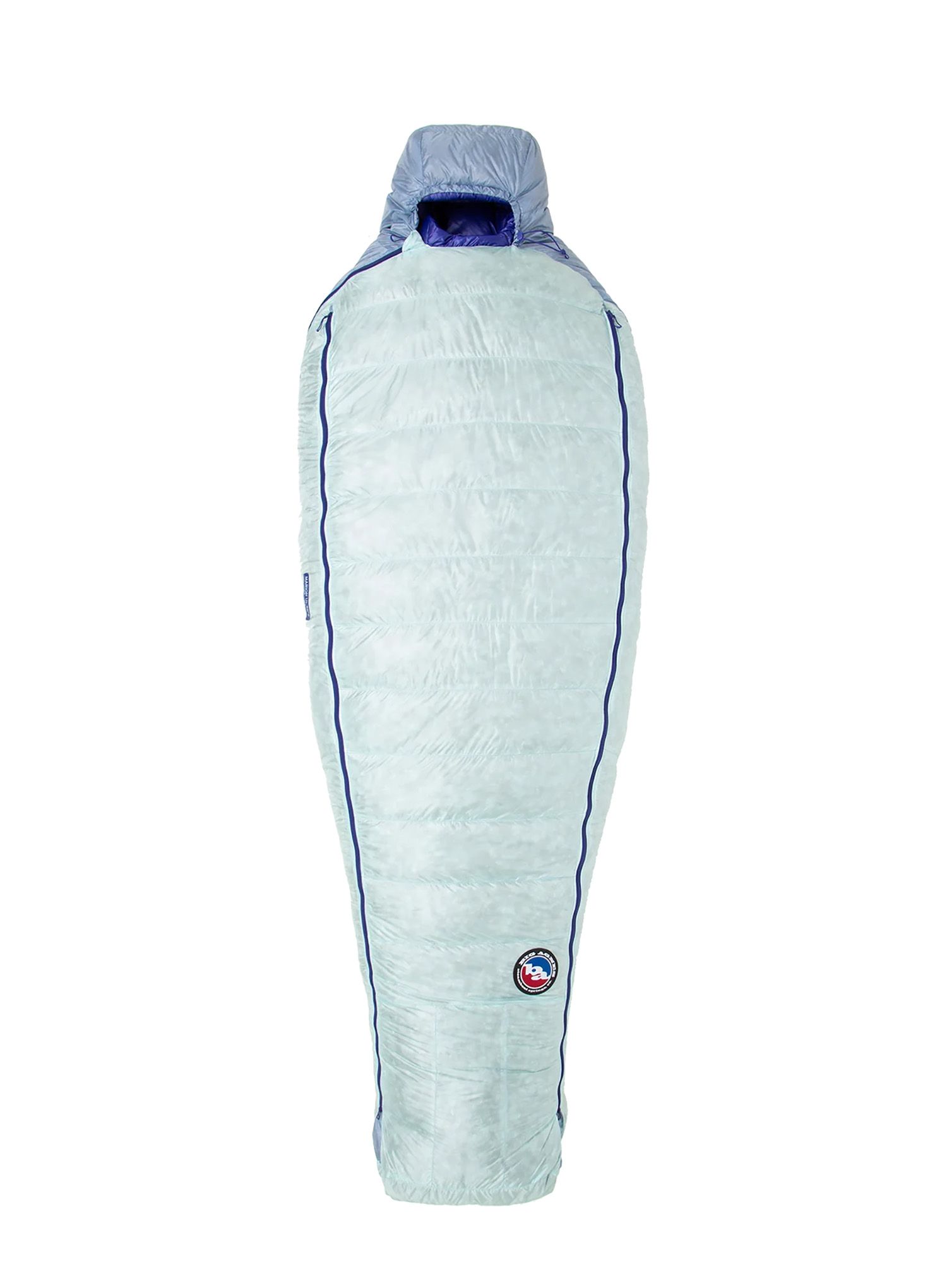 Ženska vreća za spavanje Big Agnes W'S Torchlight Ul 20 (183 cm) Regular Right - blue/aqua