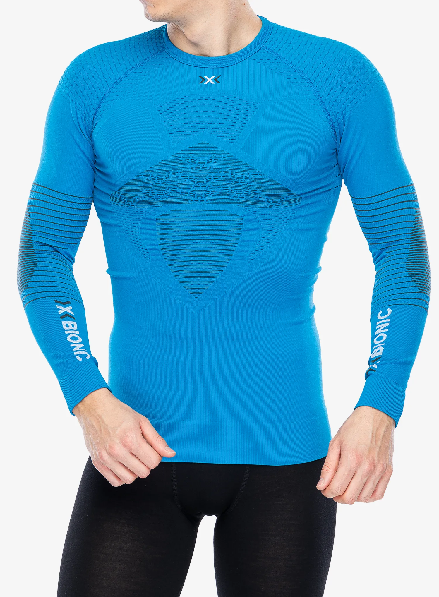 Termoaktivna dukserica X-Bionic Energizer 4.0 Shirt Round Neck - teal blue/anthracite