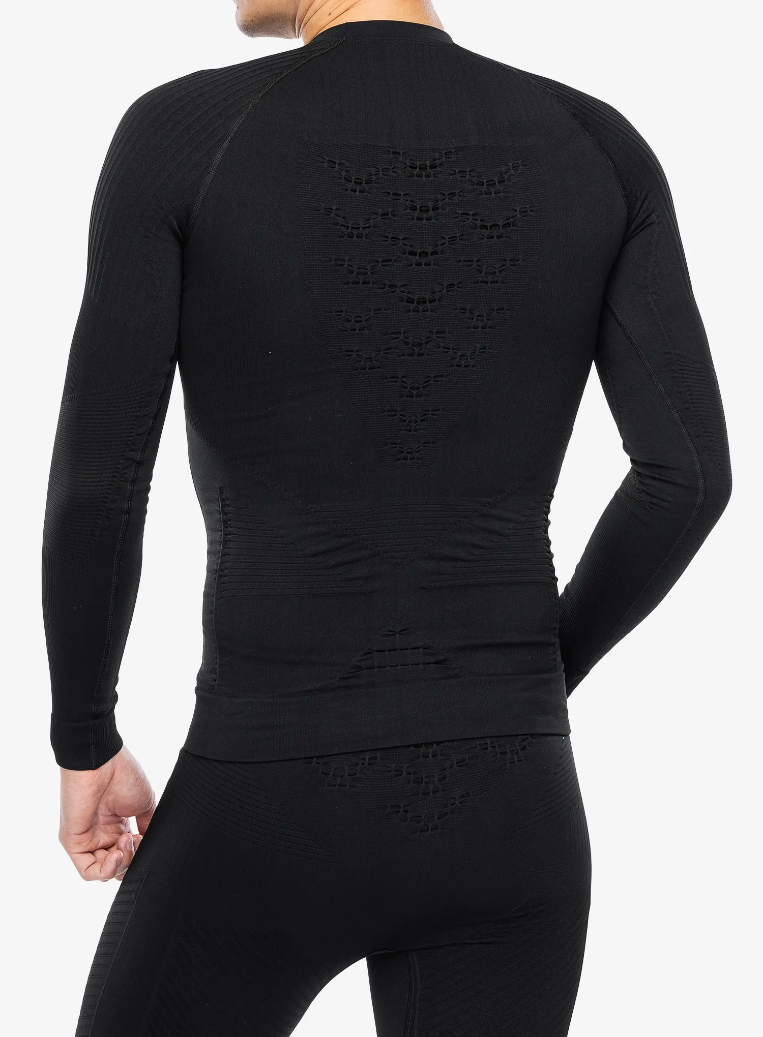 Termoaktivna dukserica X-Bionic Energy Accumulator 4.0 Shirt Round Neck - opal black/arctic white