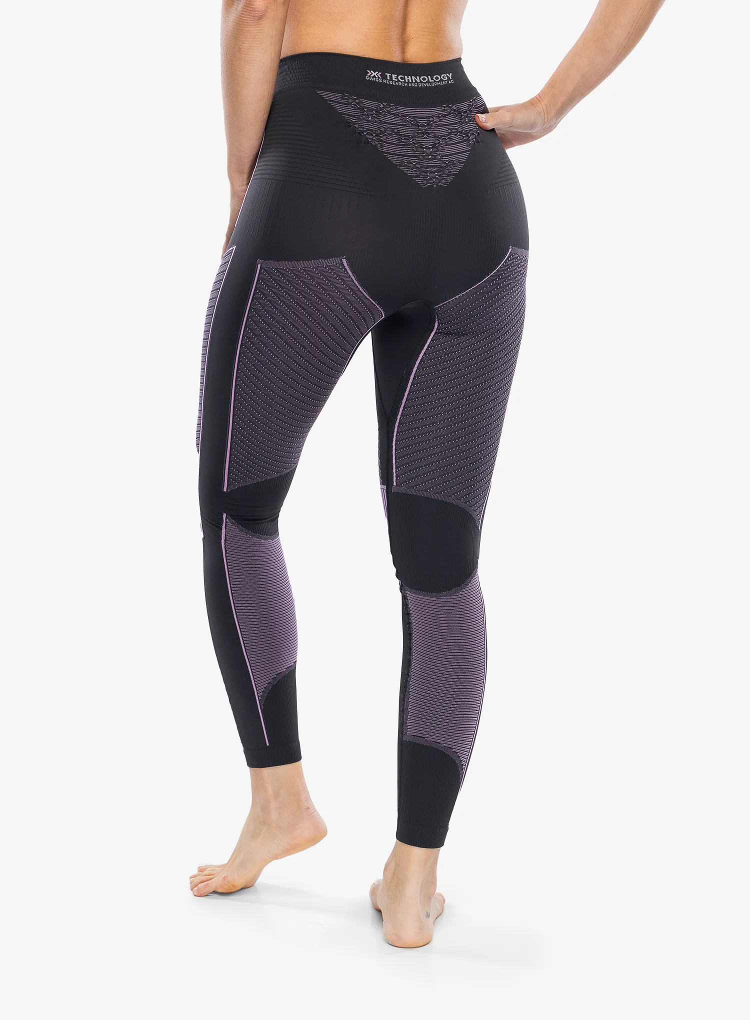 Ženske termo tajice X-Bionic Energy Accumulator 4.0 Pants - charcoal/magnolia
