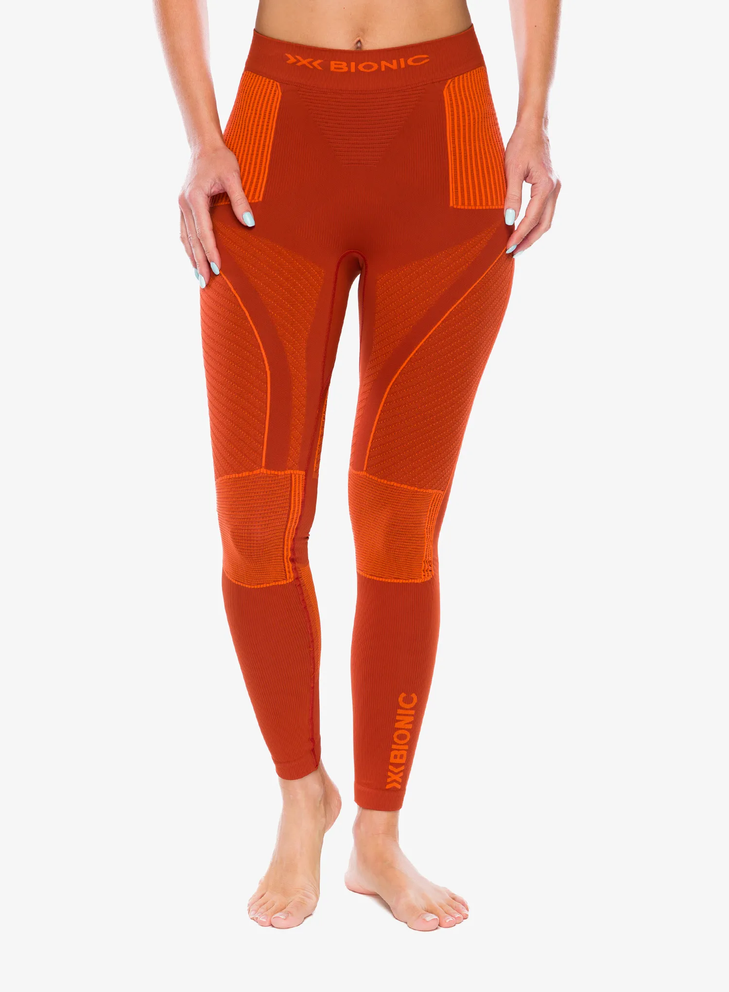 Ženske termo tajice X-Bionic Energy Accumulator 4.0 Pants - clay/orange