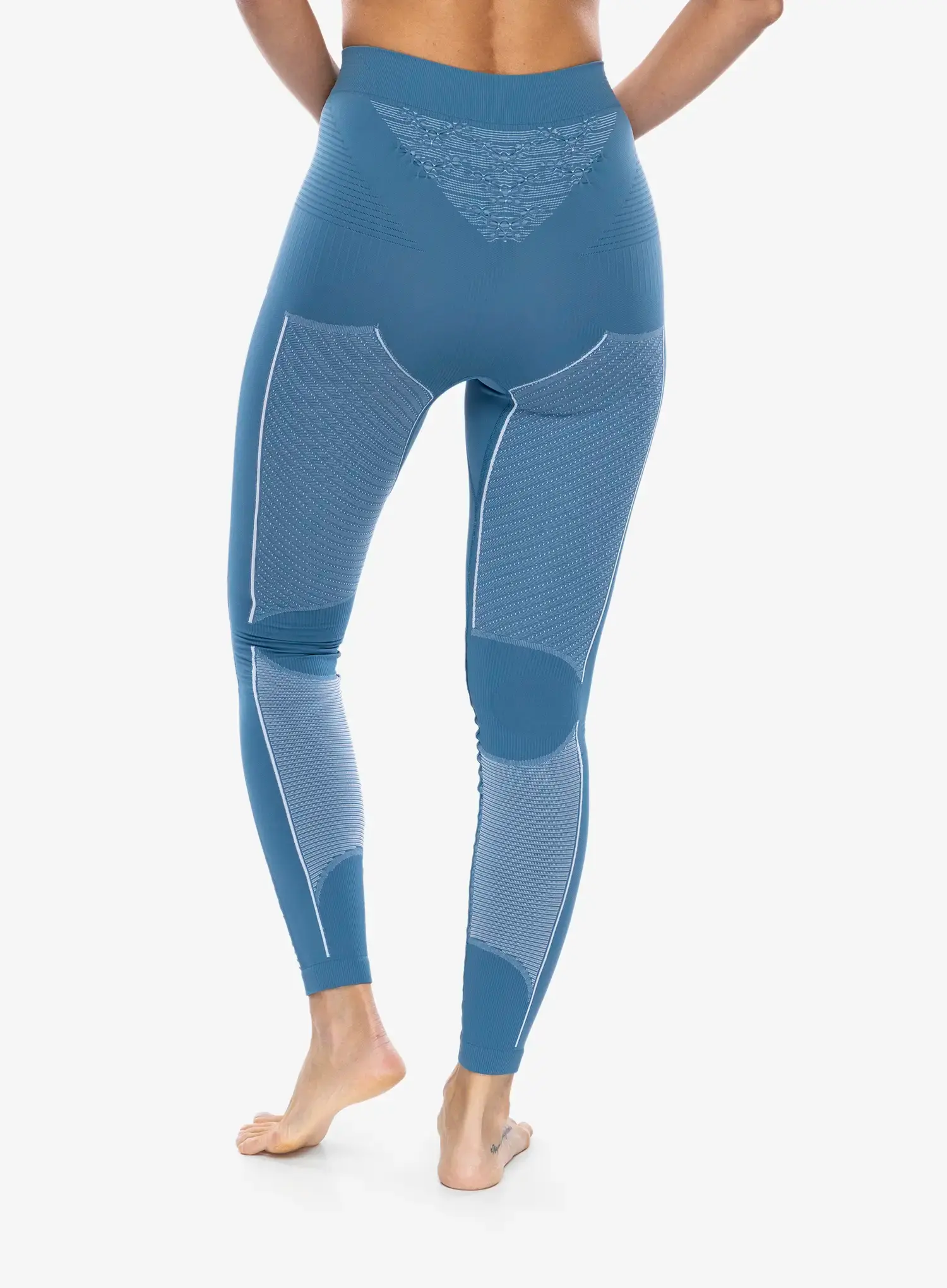 Ženske termo tajice X-Bionic Energy Accumulator 4.0 Pants - mineral blue/arctic white