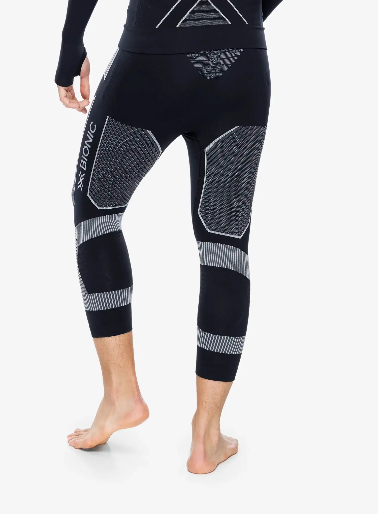 Termo tajice X-Bionic Energy Accumulator Light Pants 3/4 - x black/light grey