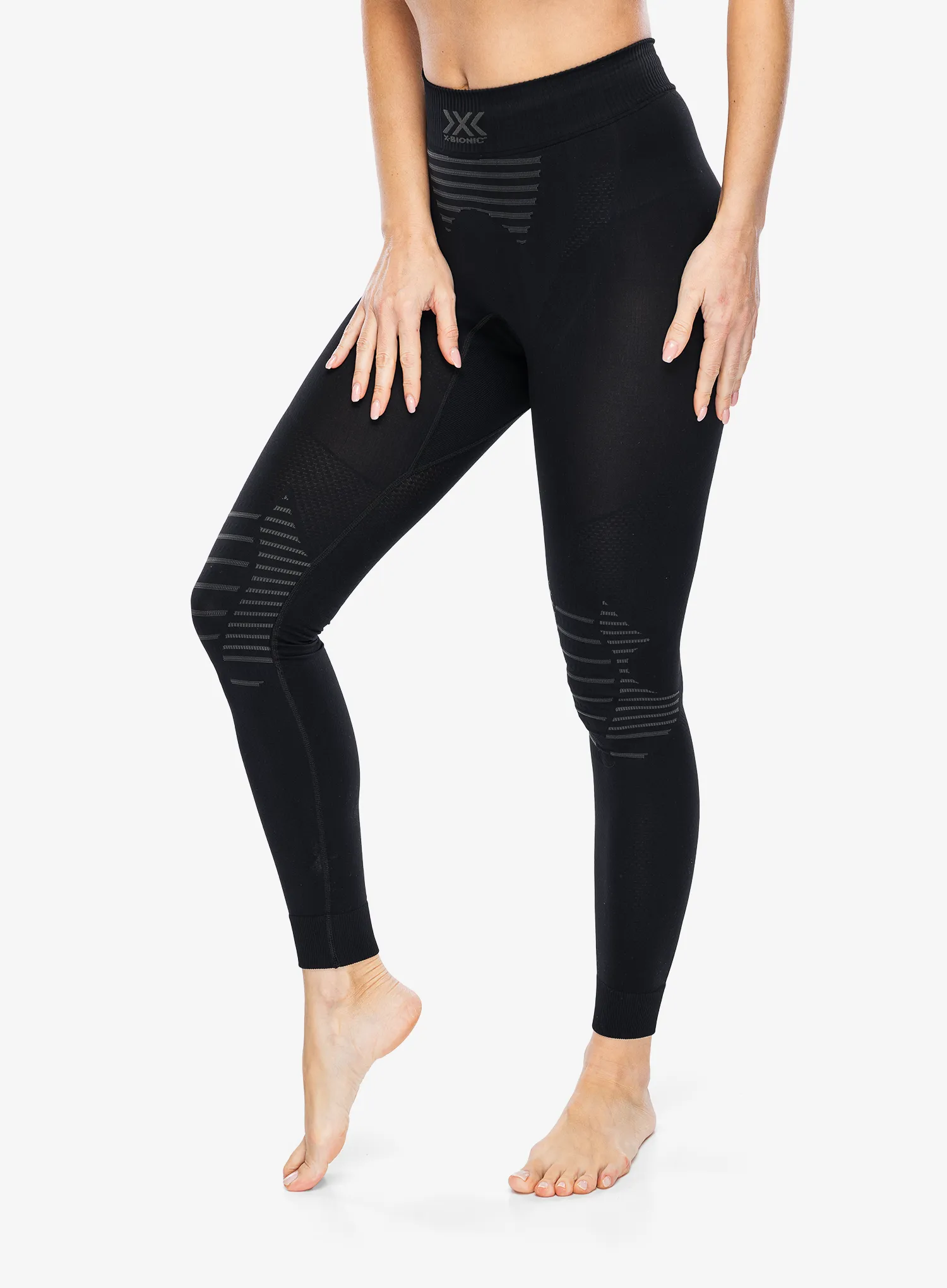 Ženske termo tajice X-Bionic Invent 4.0 Pants - black/charcoal