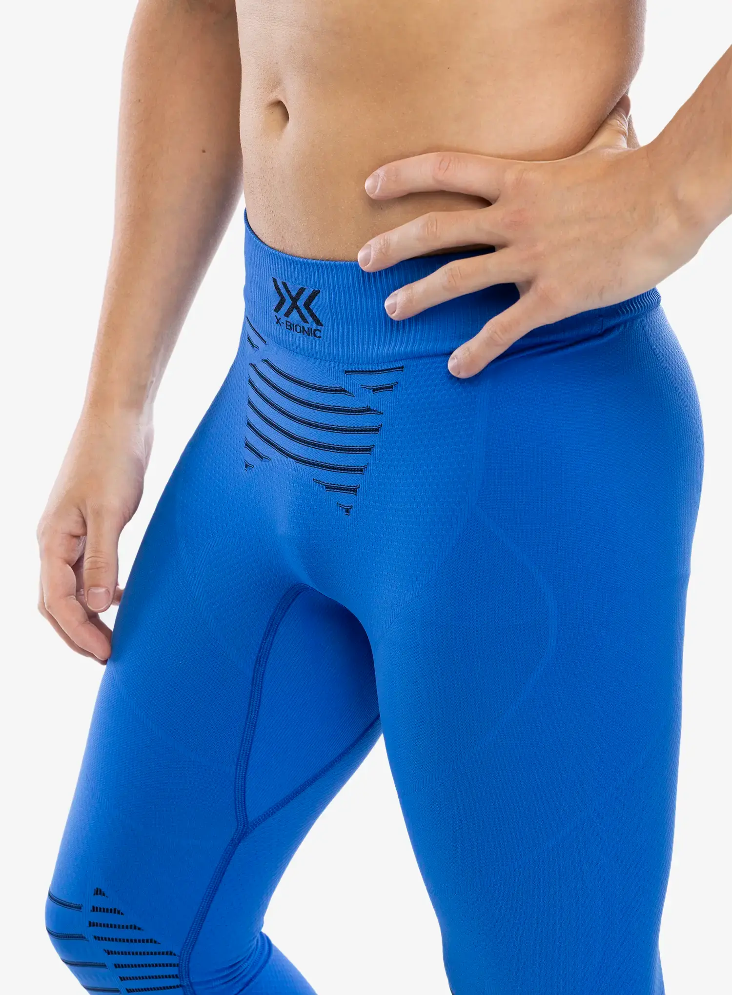 Termo tajice X-Bionic Invent 4.0 Pants - blossom blue/black