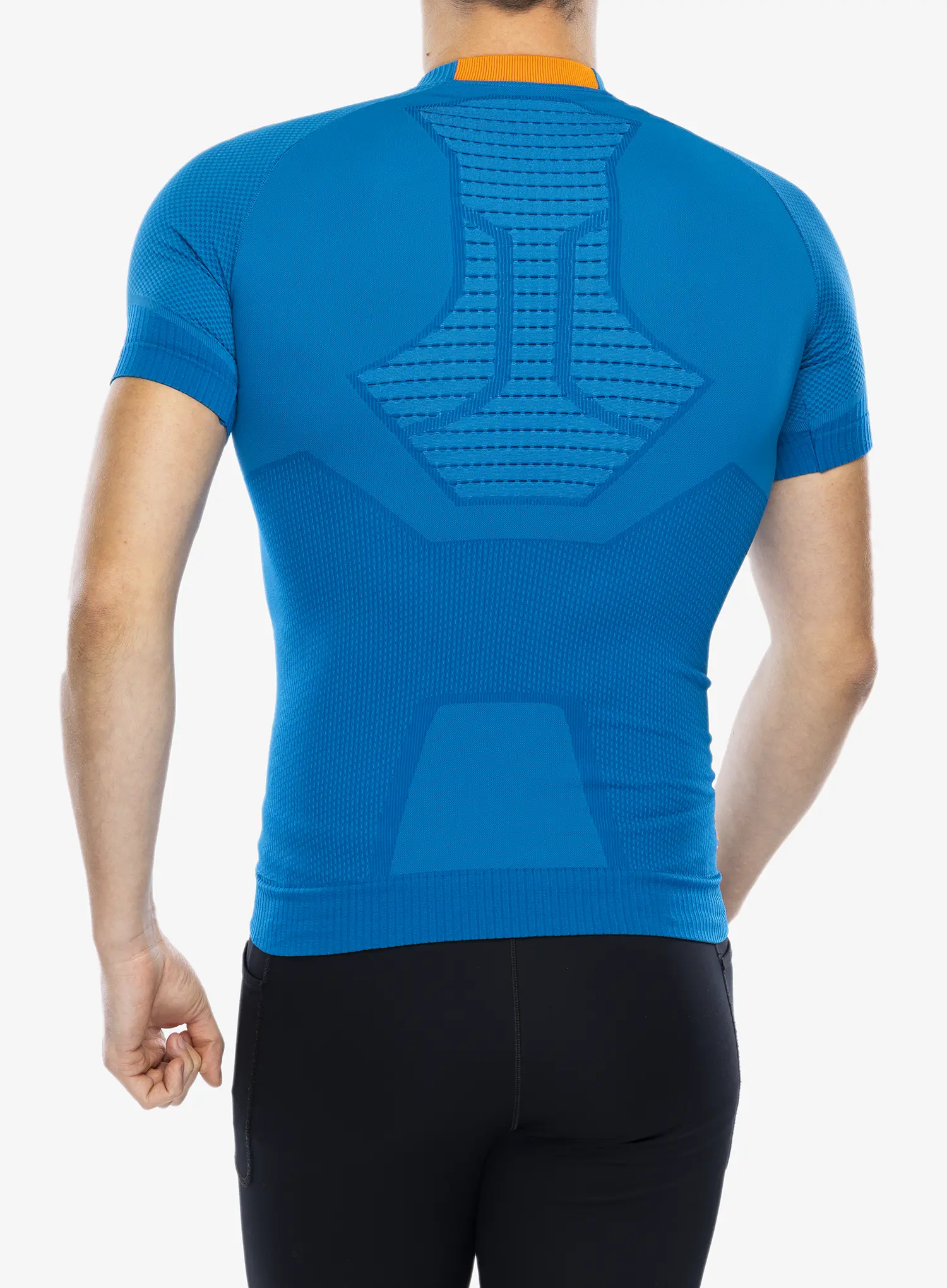 Majica X-Bionic Invent 4.0 Run Speed - teal blue/kurkuma orange