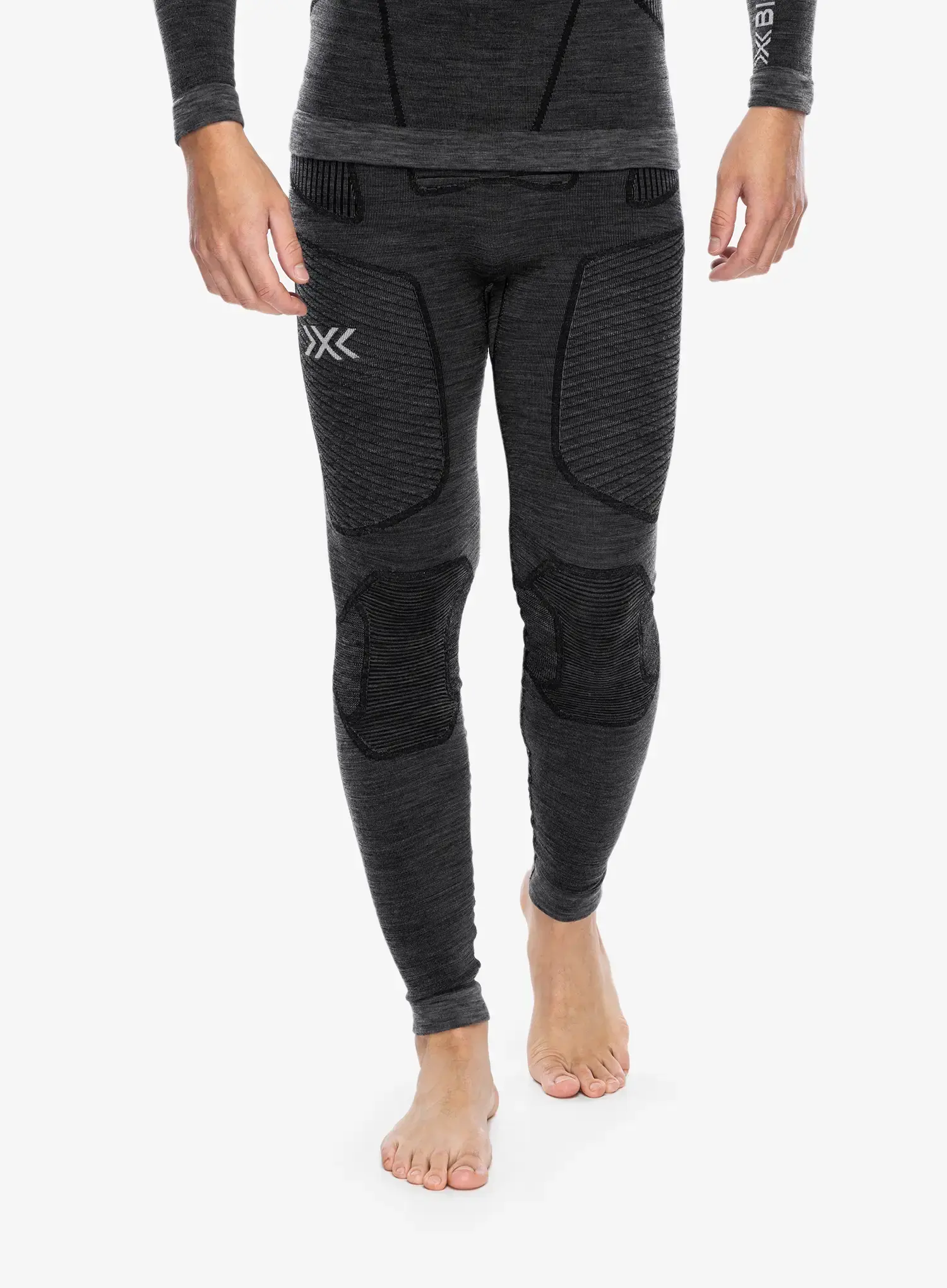Termo tajice X-Bionic Symbio Merino Pants - rhino grey