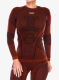 Ženska termoaktivna dukserica X-Bionic Symbio Merino Shirt LS - clay