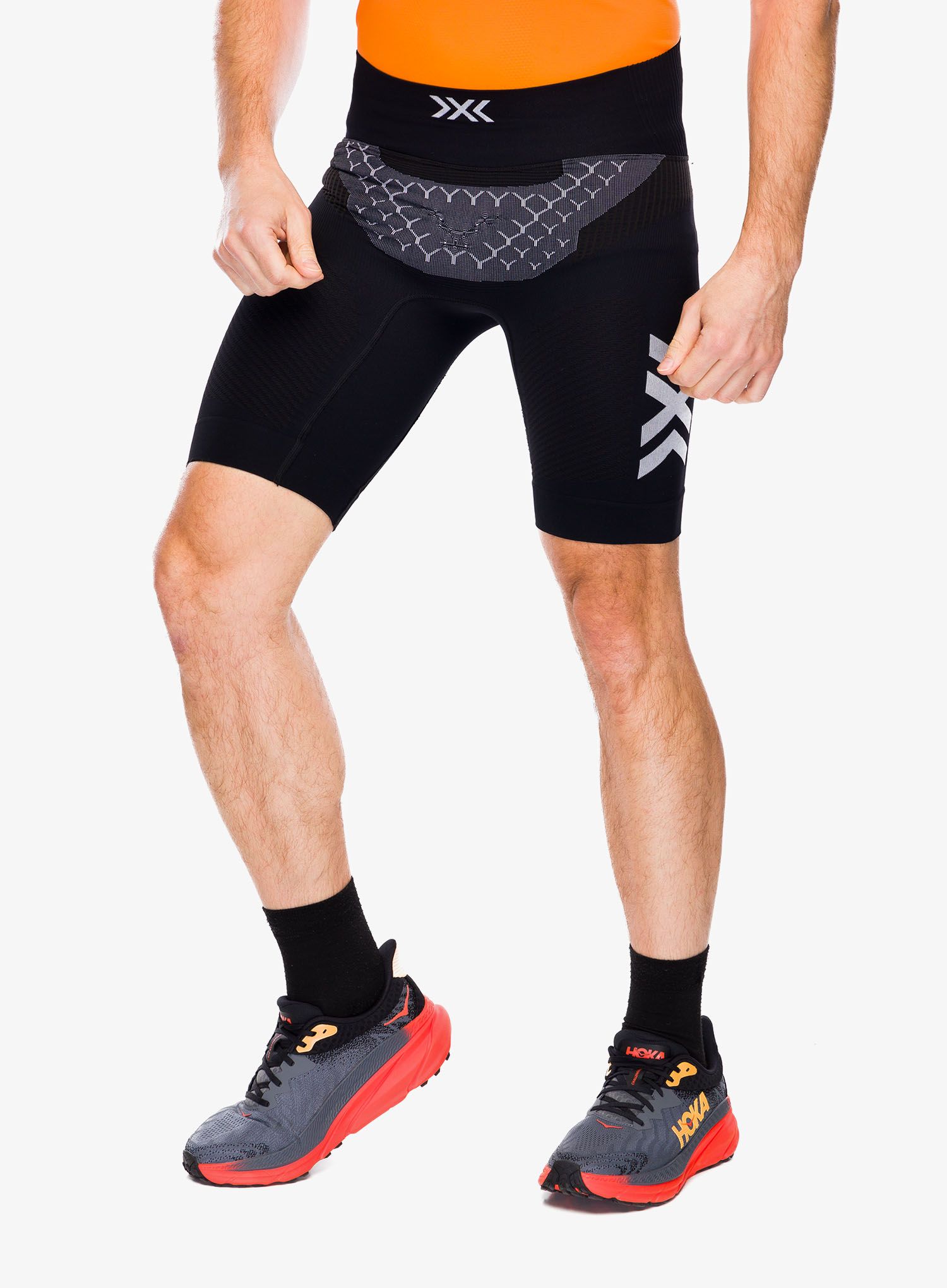 Kratke hlače za trčanje X-Bionic Twyce 4.0 Running Shorts - opal black/arctic white