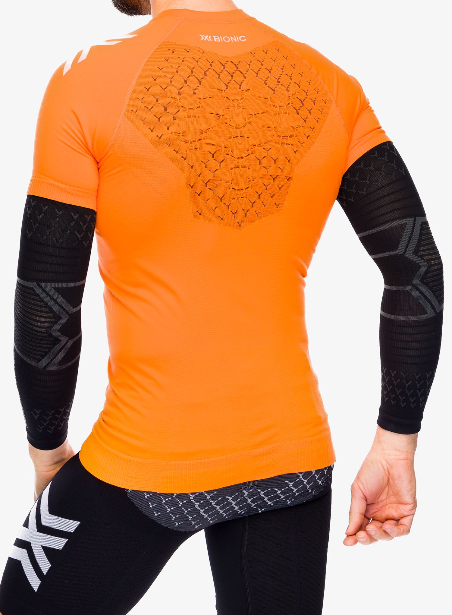 Kompresijske rukavi X-Bionic Twyce Armsleeve - black/charcoal