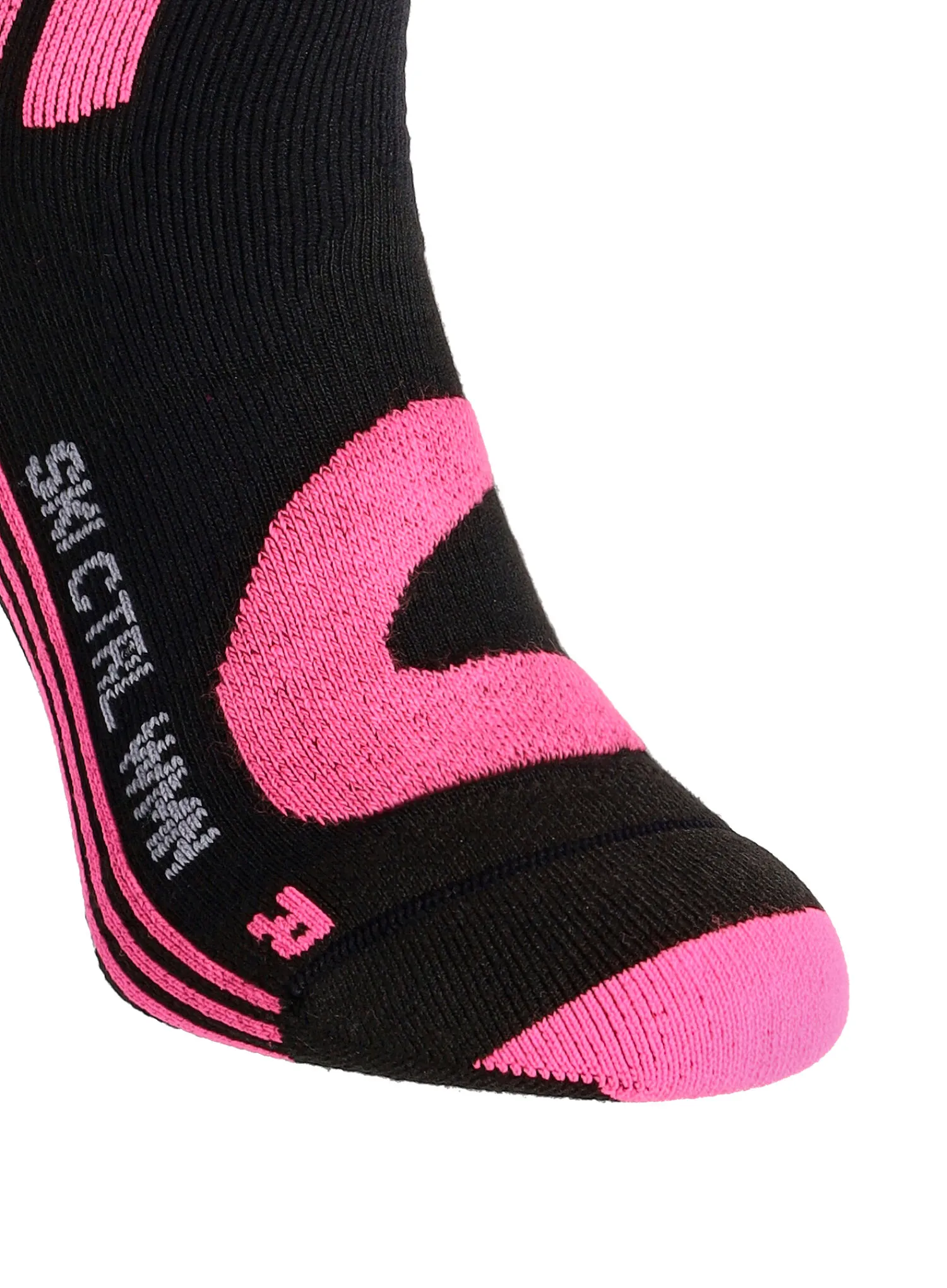Ženske skijaške čarape X-Socks Ski Control 4.0 - opal black/magnolia purple