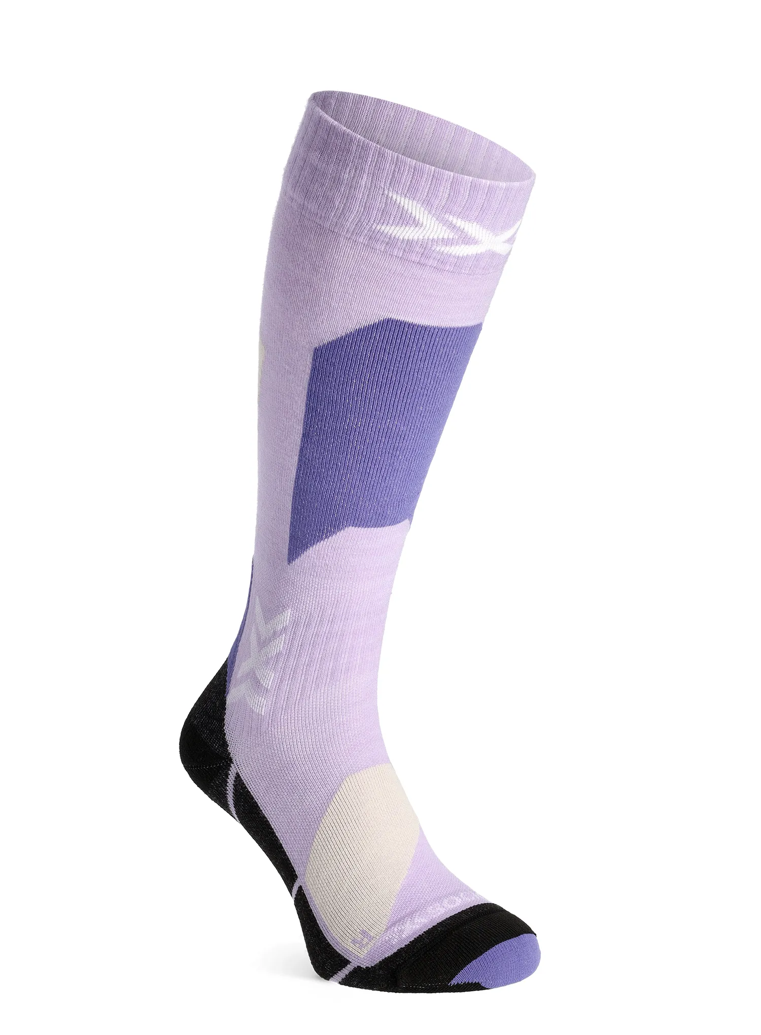 Skijaške čarape X-Socks Ski Discover Merino OTC - muted lavender/light sand