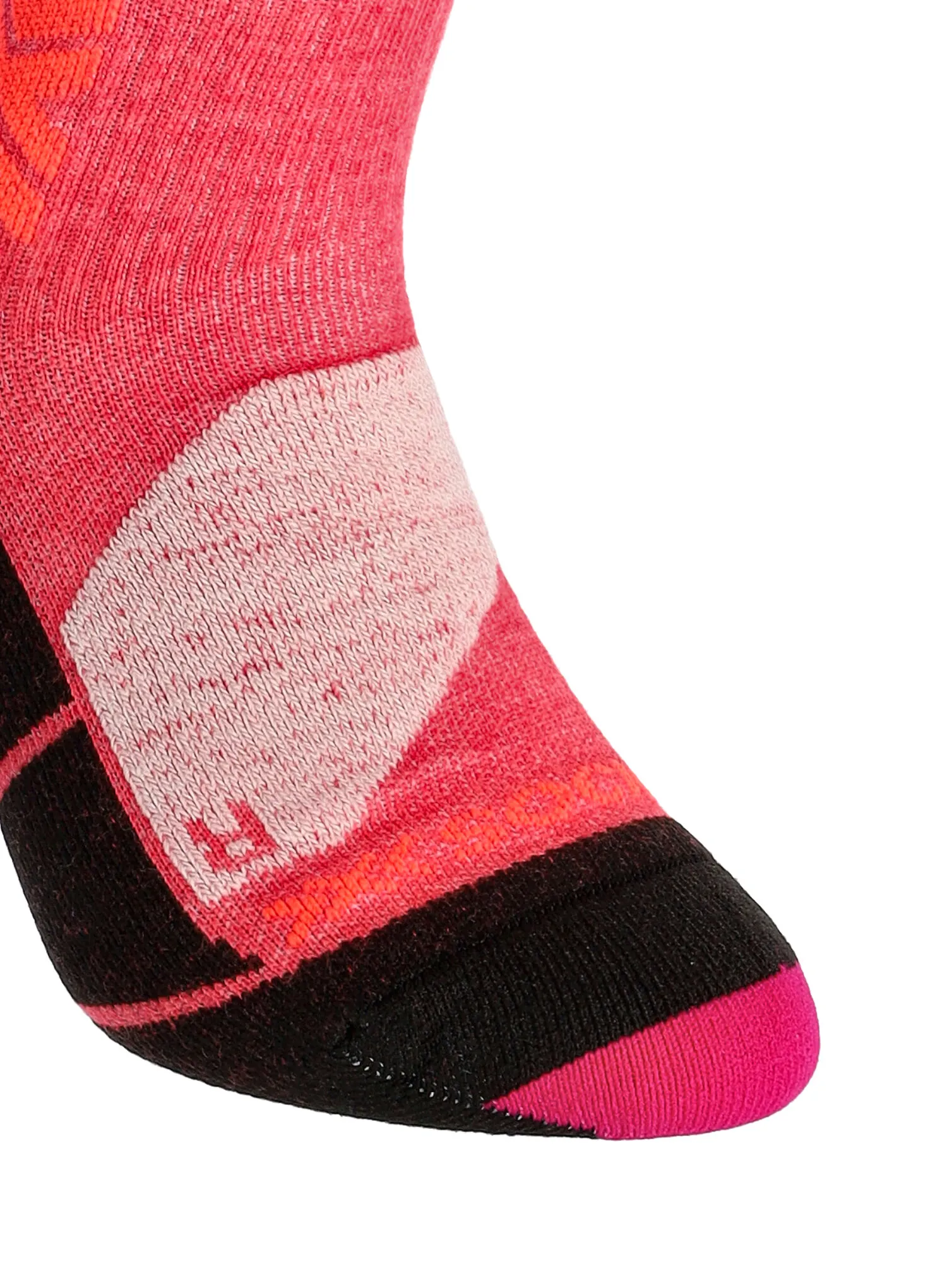Dječje čarape X-Socks Ski Discover OTC JR - light pink/light sand