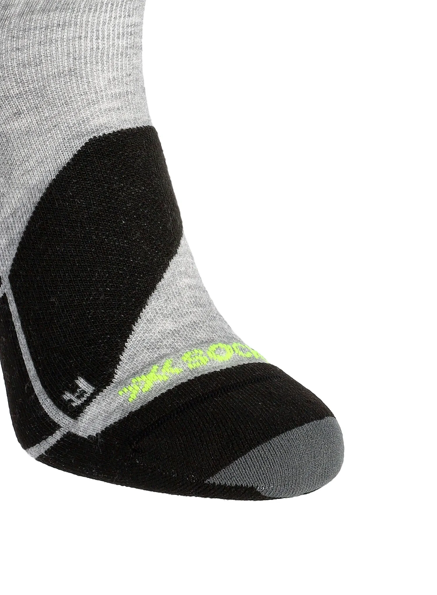Skijaške čarape X-Socks Ski Discover OTC - rhino grey/canary