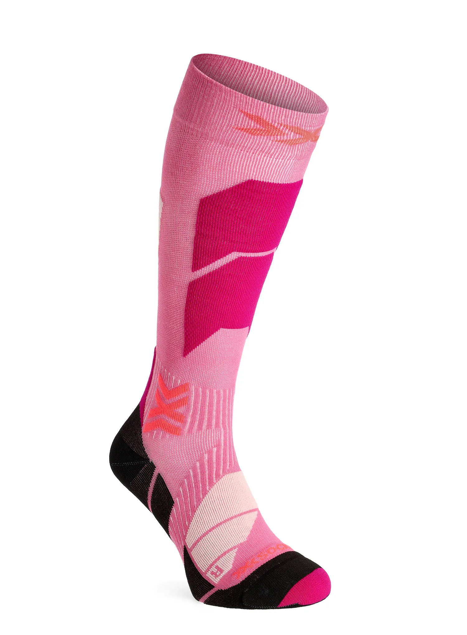 Skijaške čarape X-Socks Ski Perform OTC - light pink/light sand