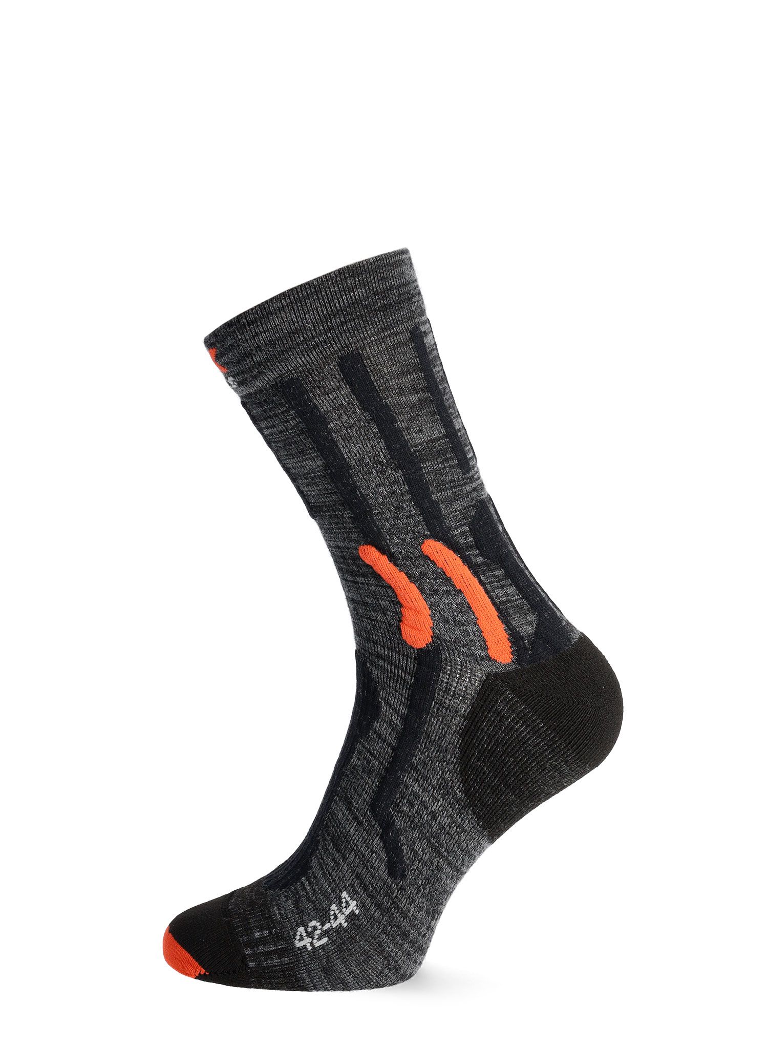 Čarape X-Socks Trek X Merino - grey/x-orange/black