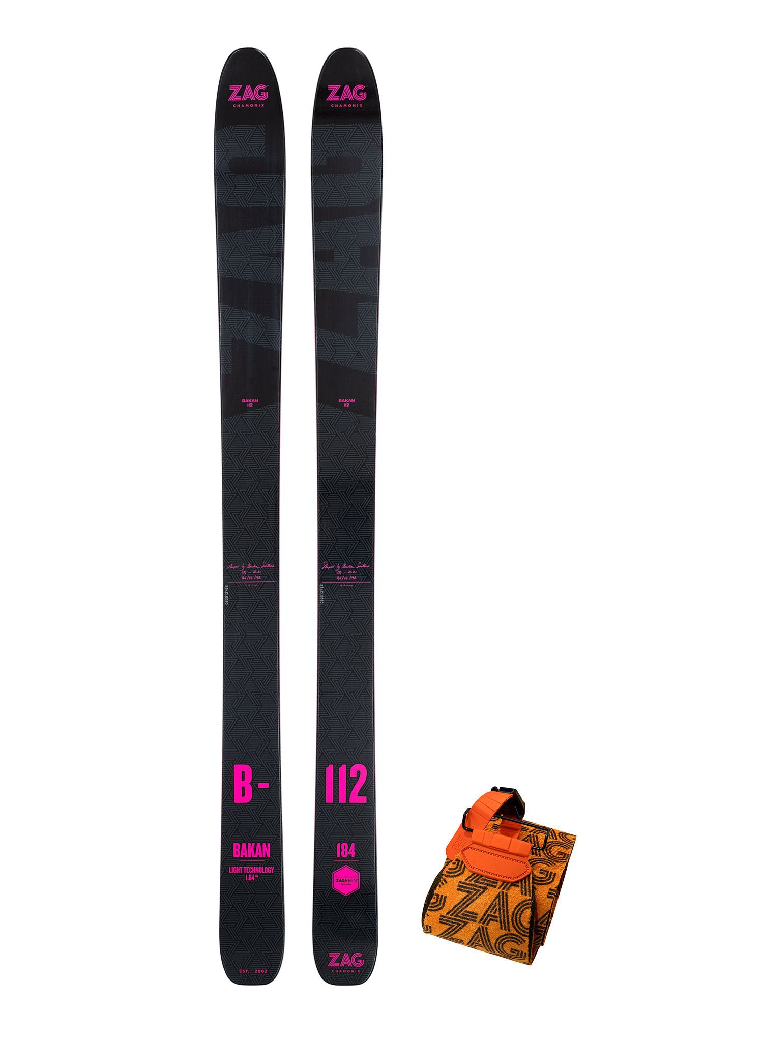 Set za turno skijanje ZAG Bakan - black/pink