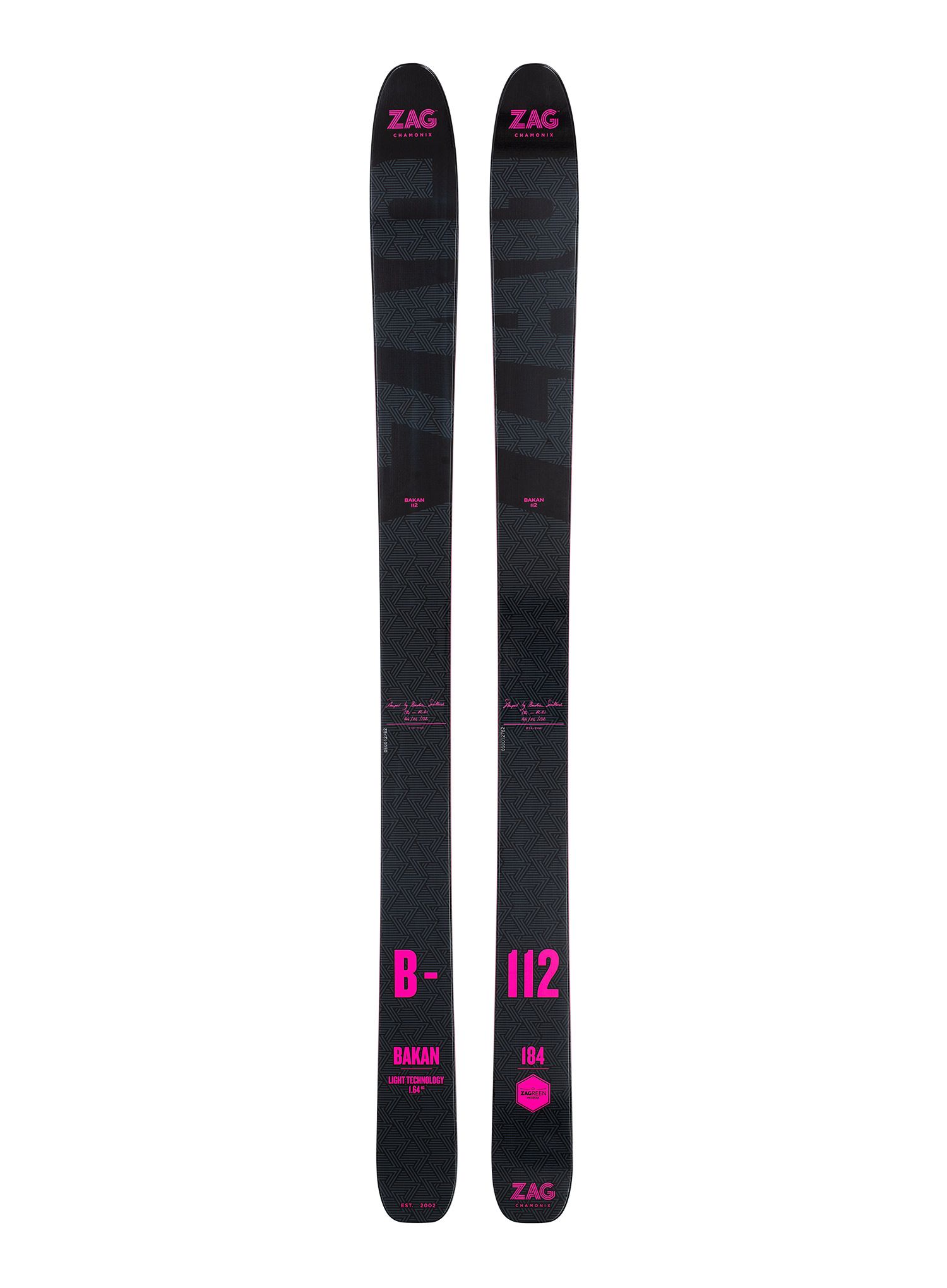 Set za turno skijanje ZAG Bakan - black/pink
