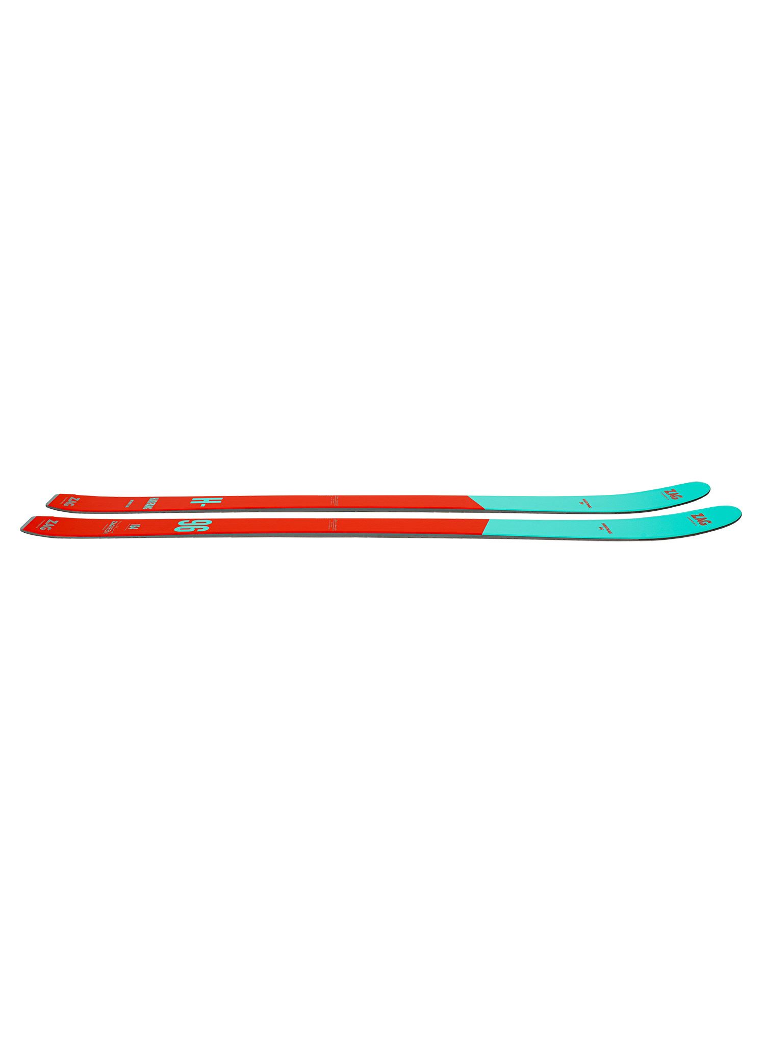 Ženske skije za turno skijanje ZAG H-96 Lady - orange/turquoise
