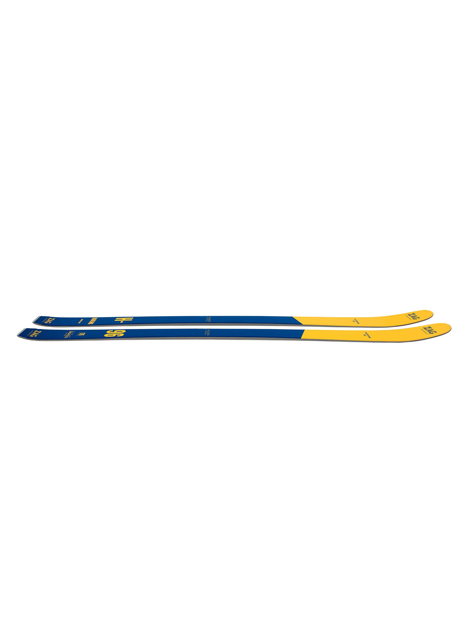 Skije za turno skijanje ZAG H-96 - yellow/blue
