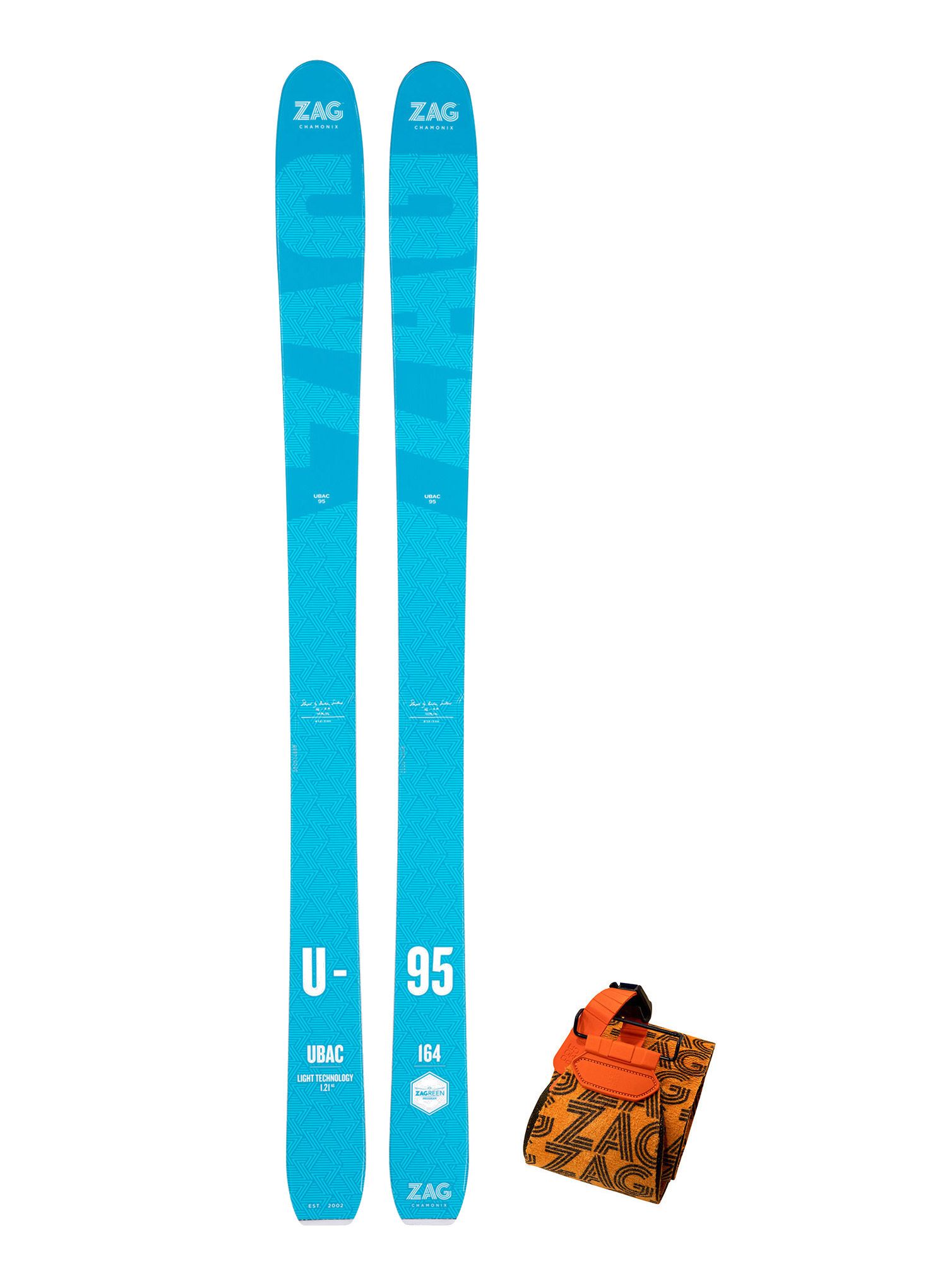 Set za turno skijanje ZAG Ubac 95 Lady - clear blue/white