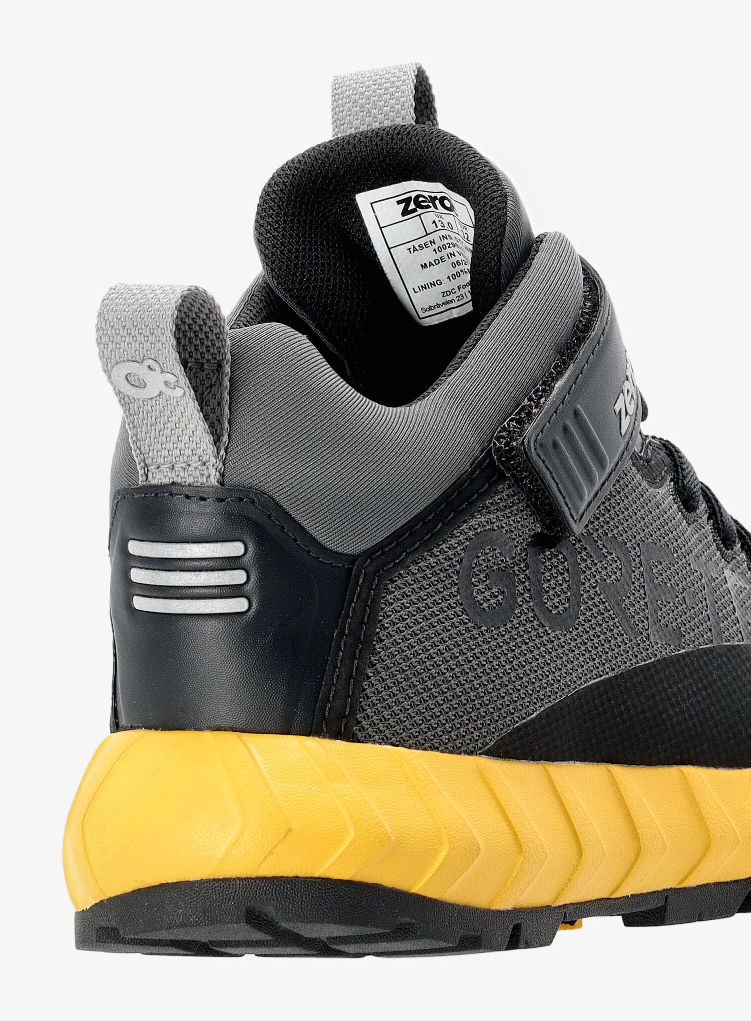 Dječje cipele ZeroC TASEN GTX INS JNR - grey/yellow